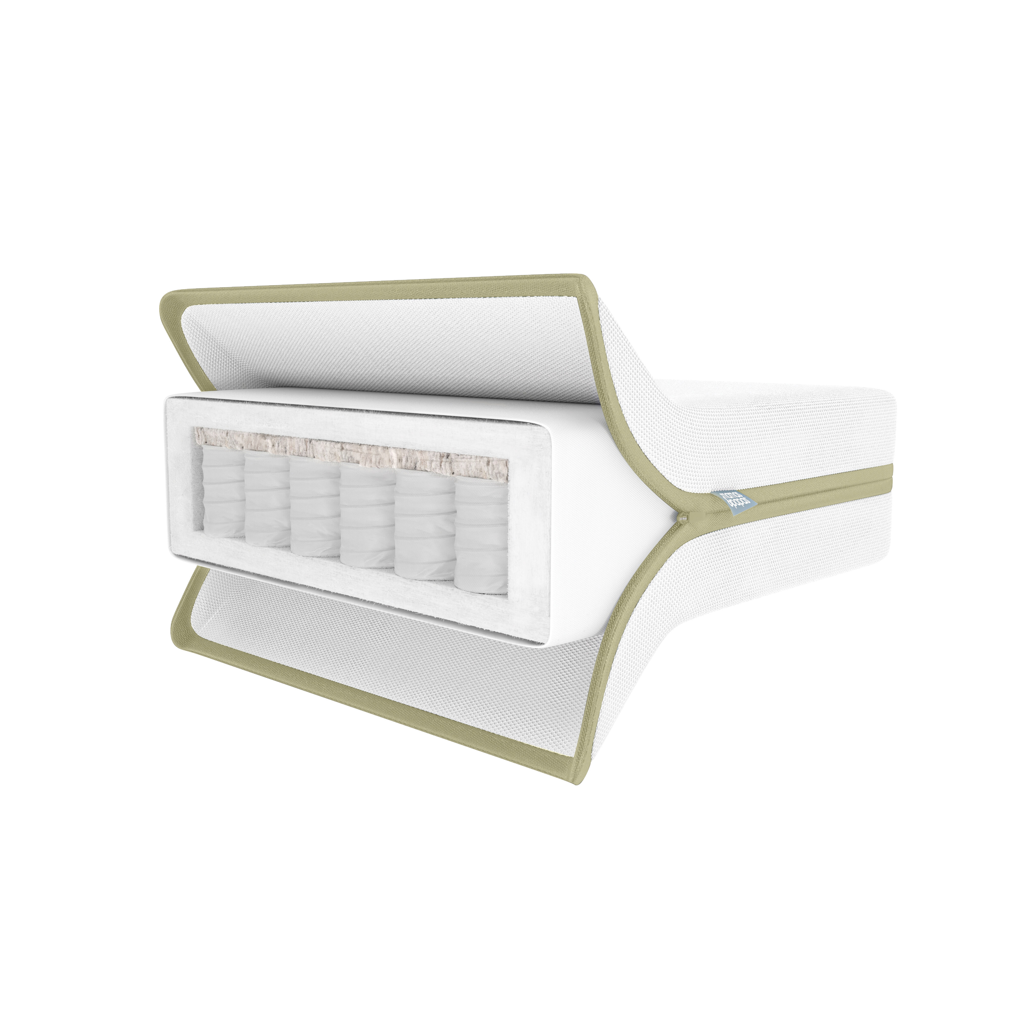 فرشة سرير أطفال بريميوم إسنشال، ألياف بتهوية ممتازة image number 3