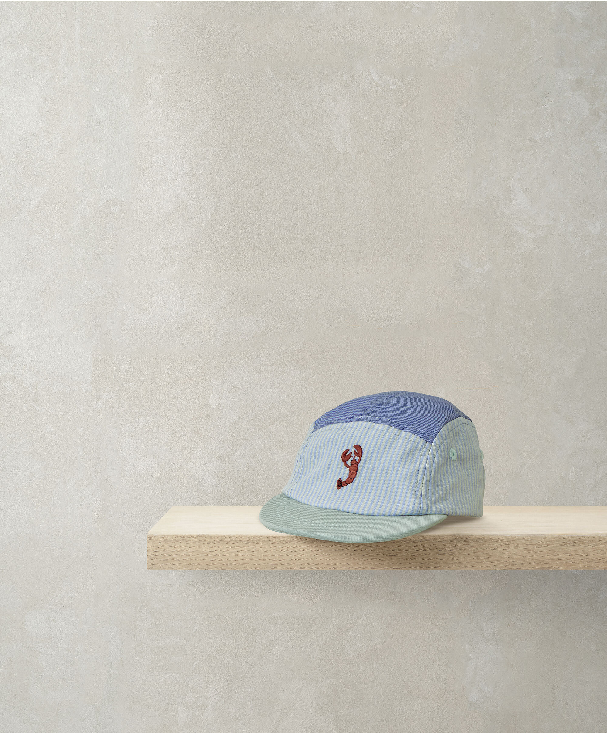 كاب مخطط باللون الأزرق image number 1