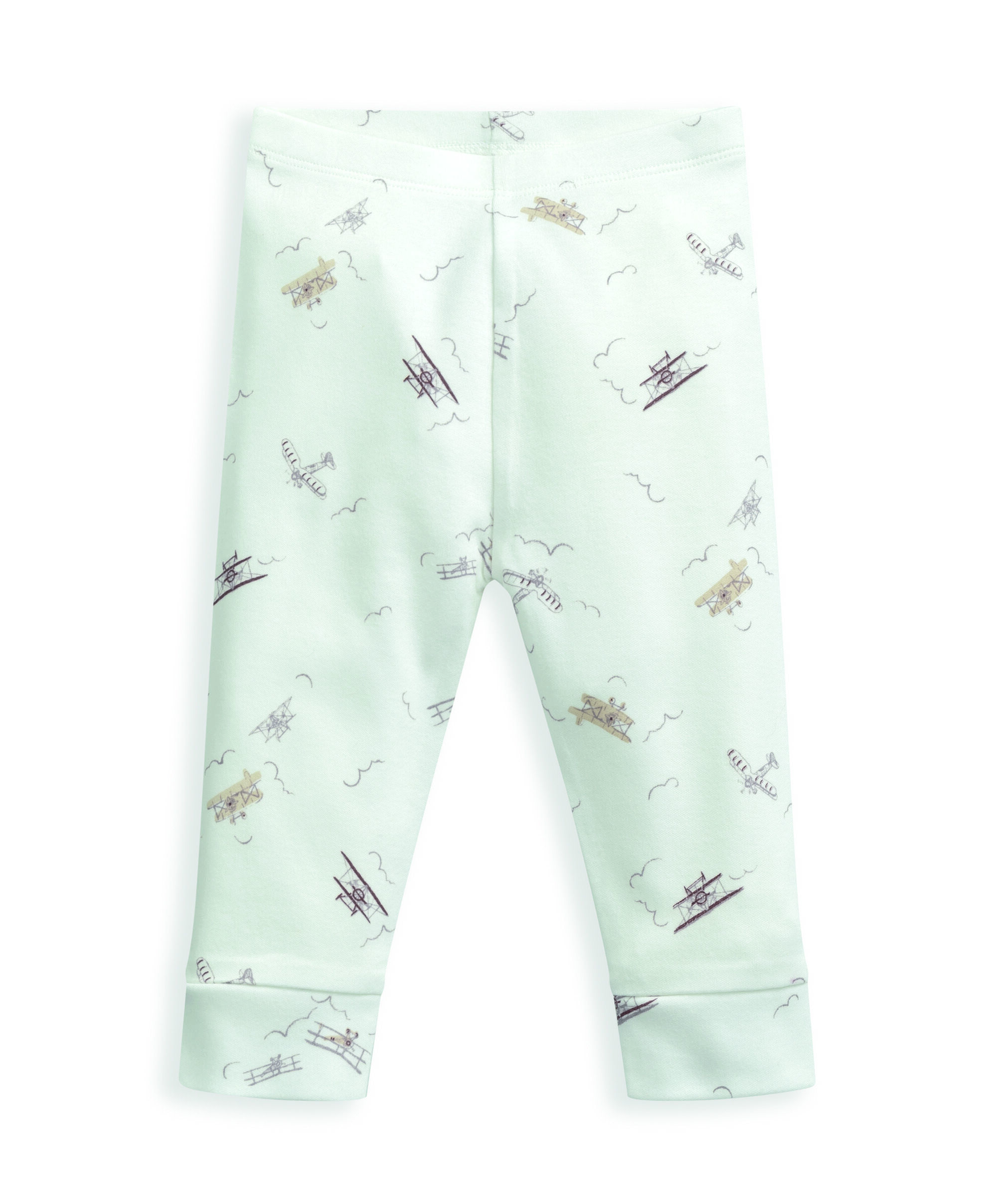 طقم بيجاما جيرسيه بنقشة طائرة - قطعتان image number 5