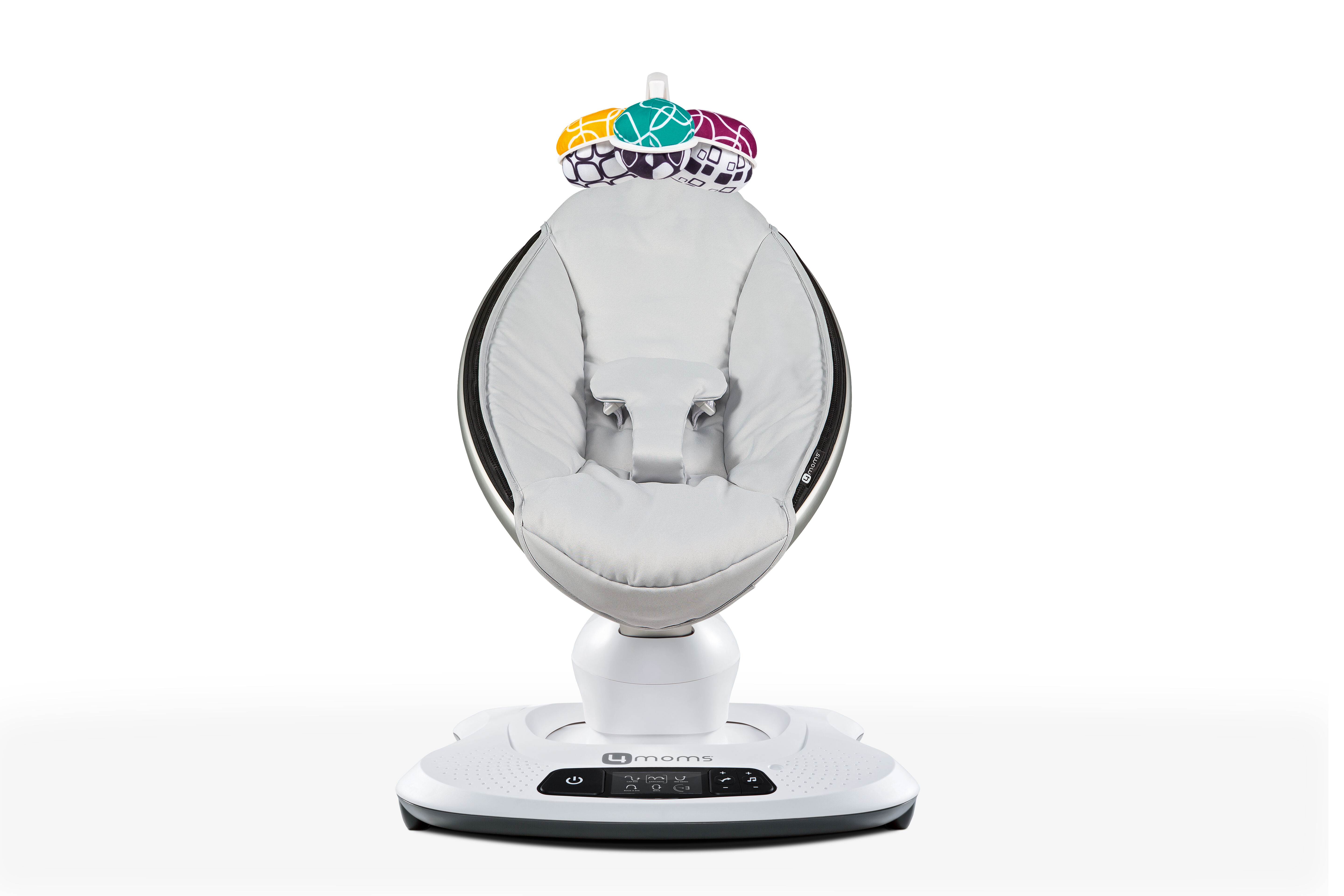 كرسي هزاز/ارتدادي مامارو 4.0 من فور مامز - رمادي كلاسيكي