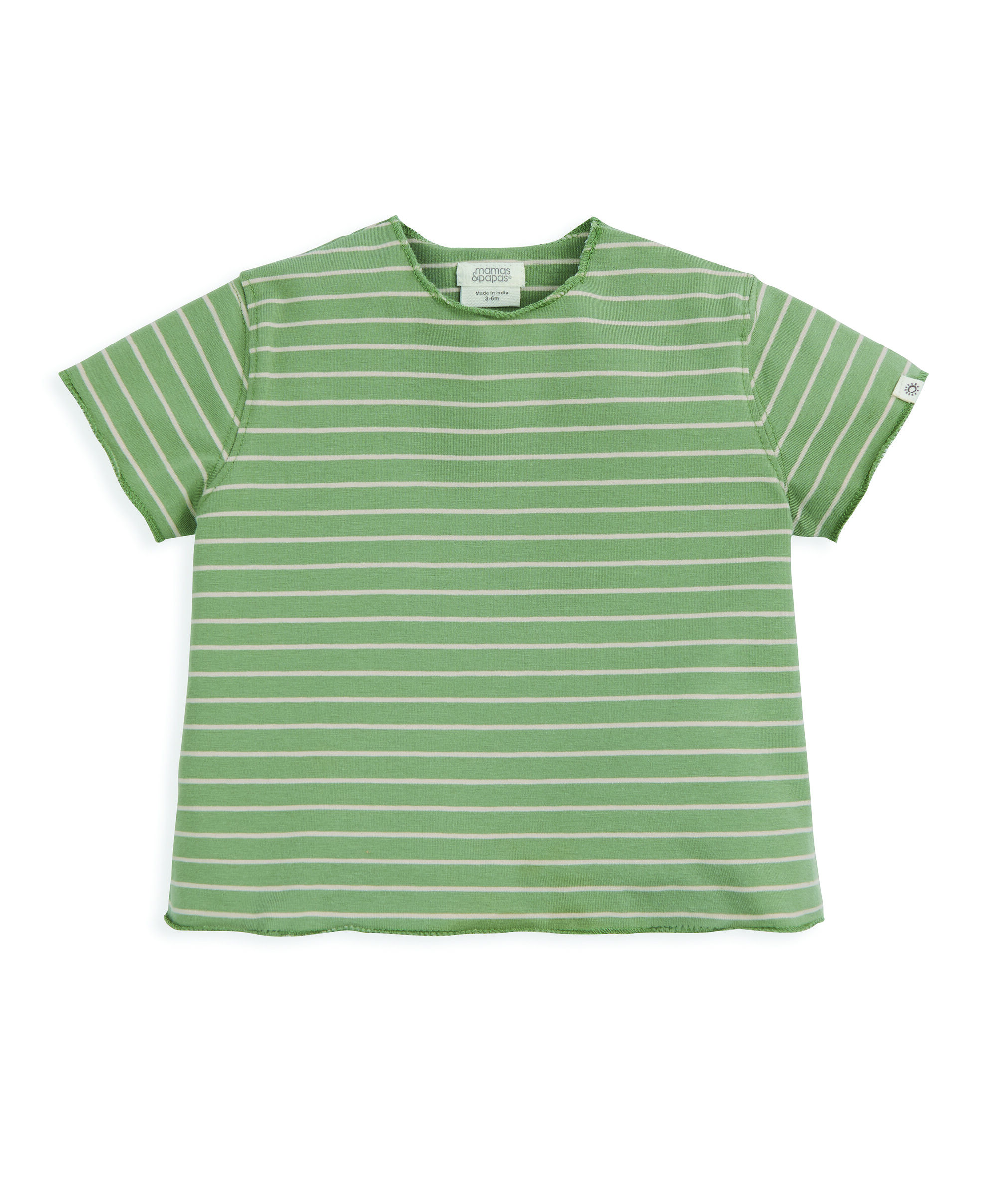 طقم تيشيرت مخطط وبنطال، قطعتين image number 3