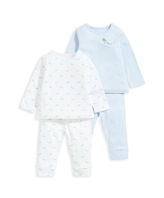 2PK WHALE JERSEY PJS image number 2