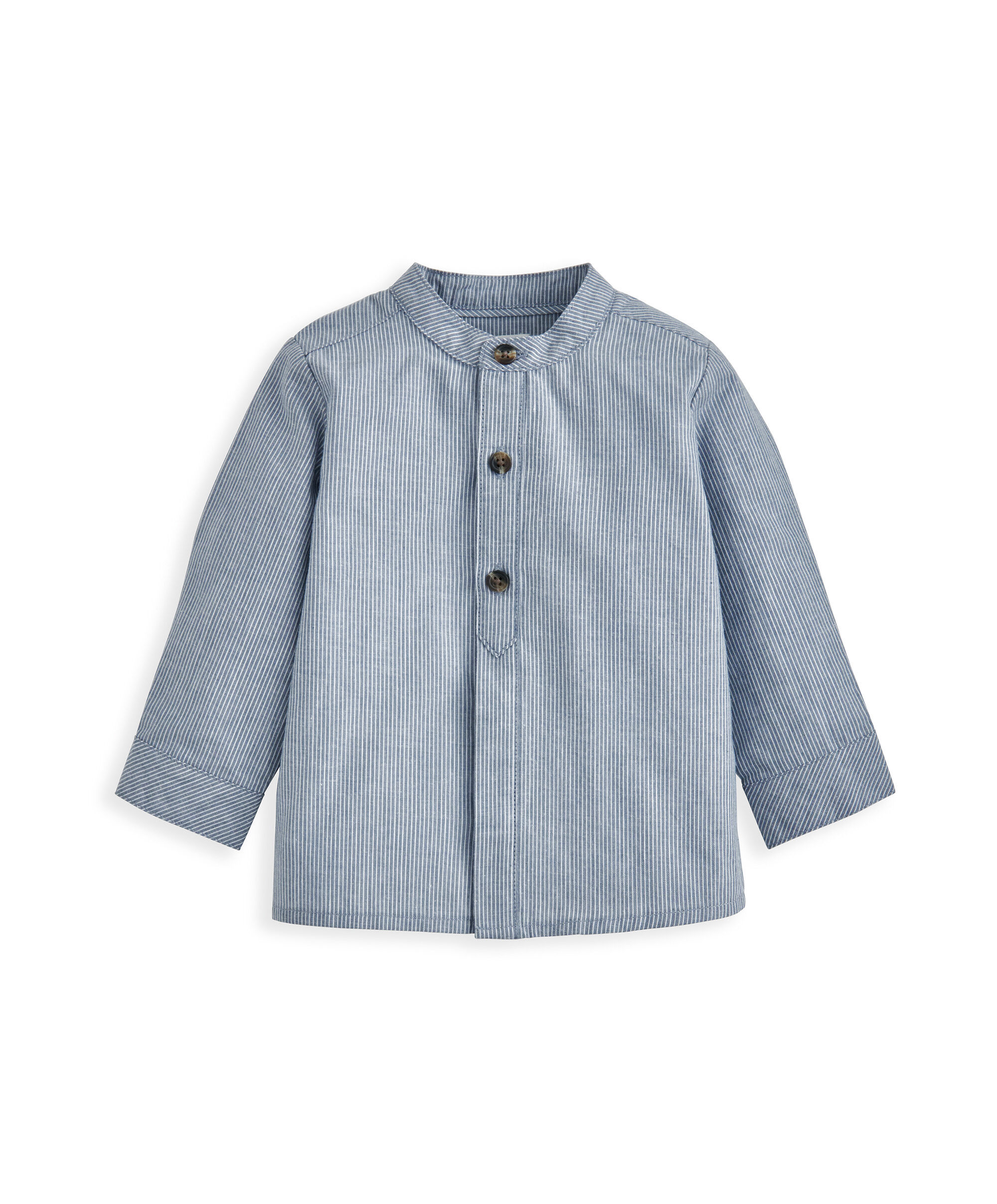 طقم قميص وشورت بنقشة خطوط - قطعتان image number 2