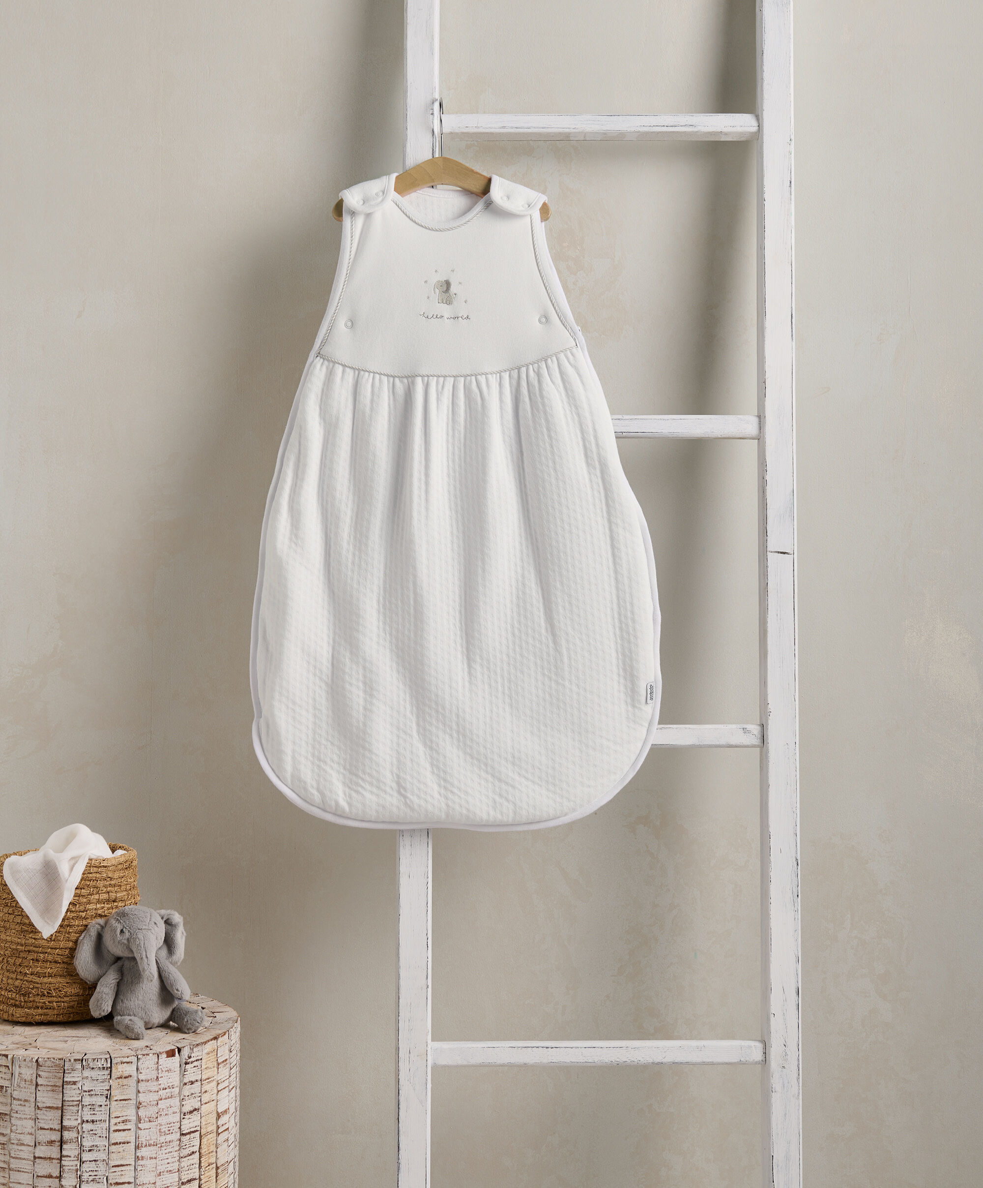 كيس نوم دريم بود بمعدل دفء 2.5 للأطفال منذ الولادة حتى 6 أشهر - أبيض image number 1