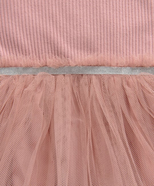 فستان بتصميم ملفوف - وردي فستان بتصميم ملفوف - وردي image number 3