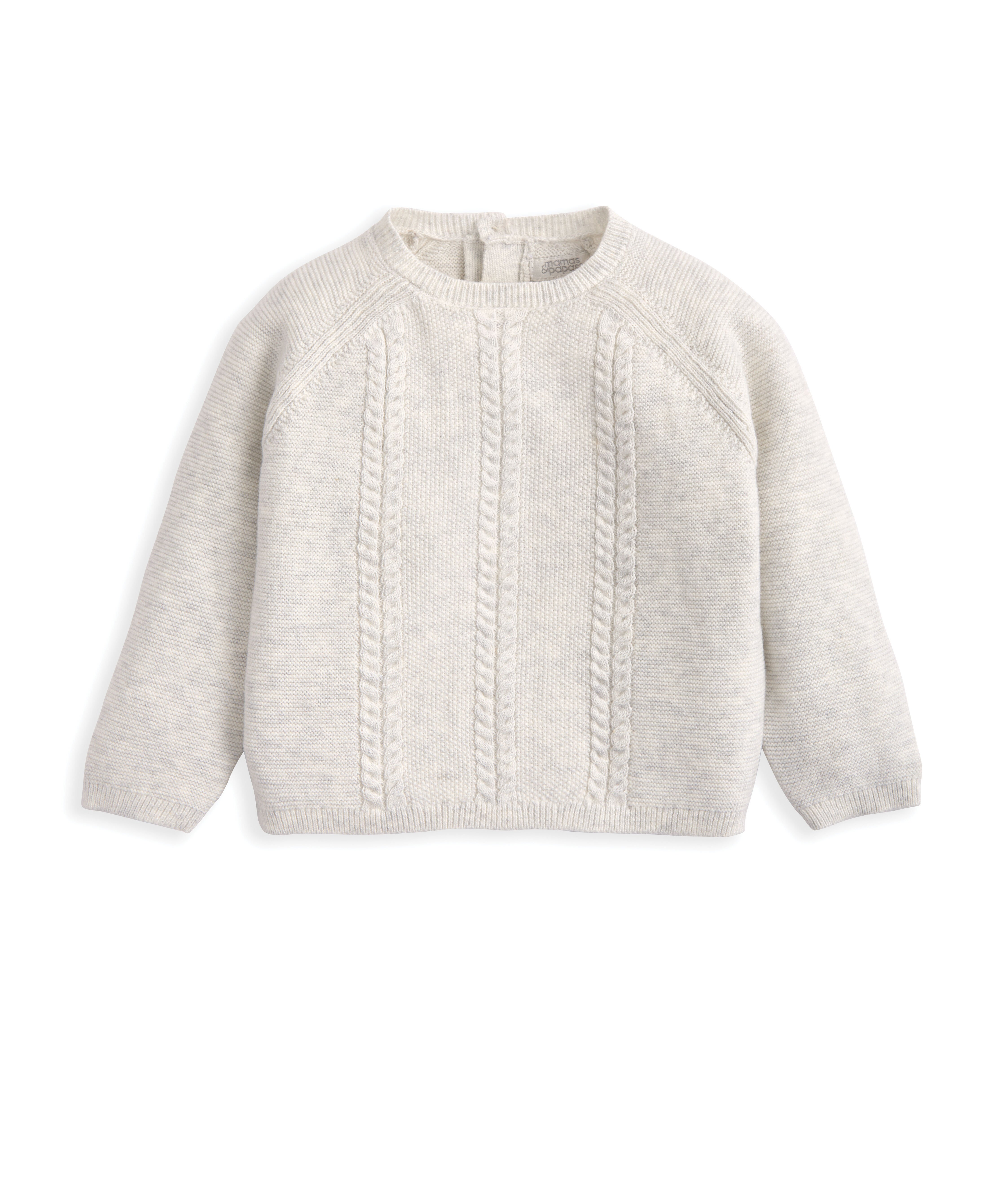 طقم منسوج بلون رمادي - 2 قطع image number 3