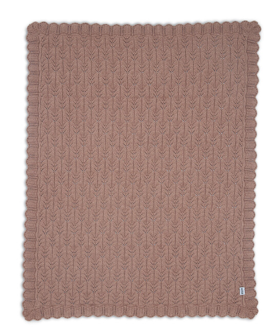 بطانية منسوجة صغيرة - نقشة زهور بطانية منسوجة صغيرة - نقشة زهور image number 2