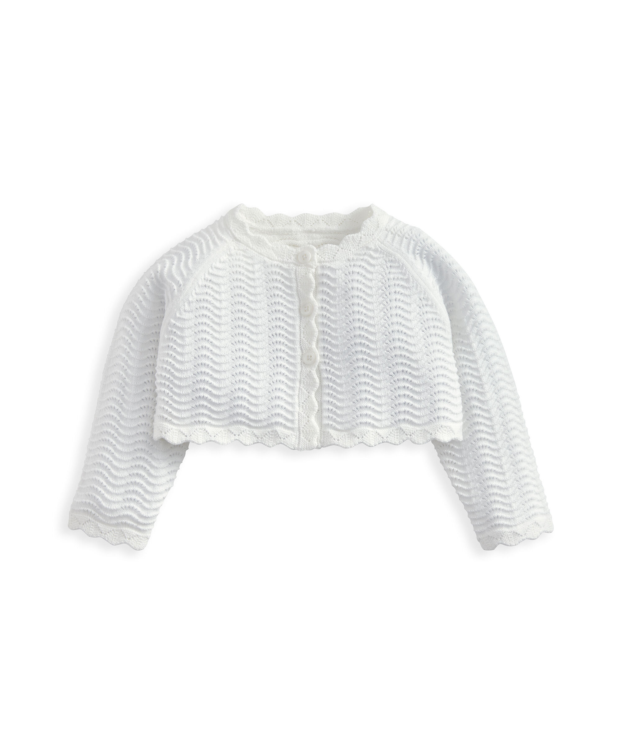 بوليرو مزين بحياكة مموجة image number 2