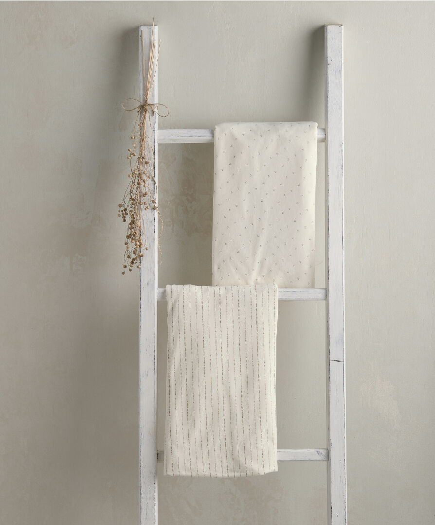 طقم شرشف مهد بيج - قطعتان