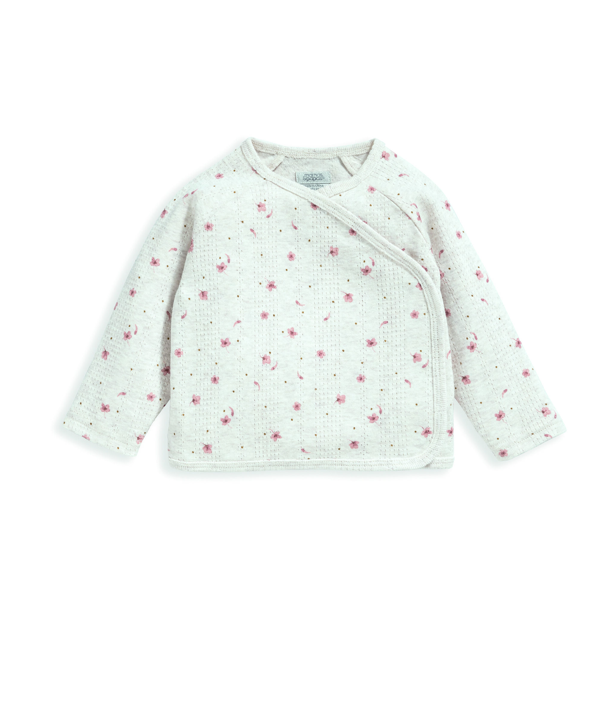 طقم جيرسيه بنقشة زهور بونتيل - قطعتان image number 3