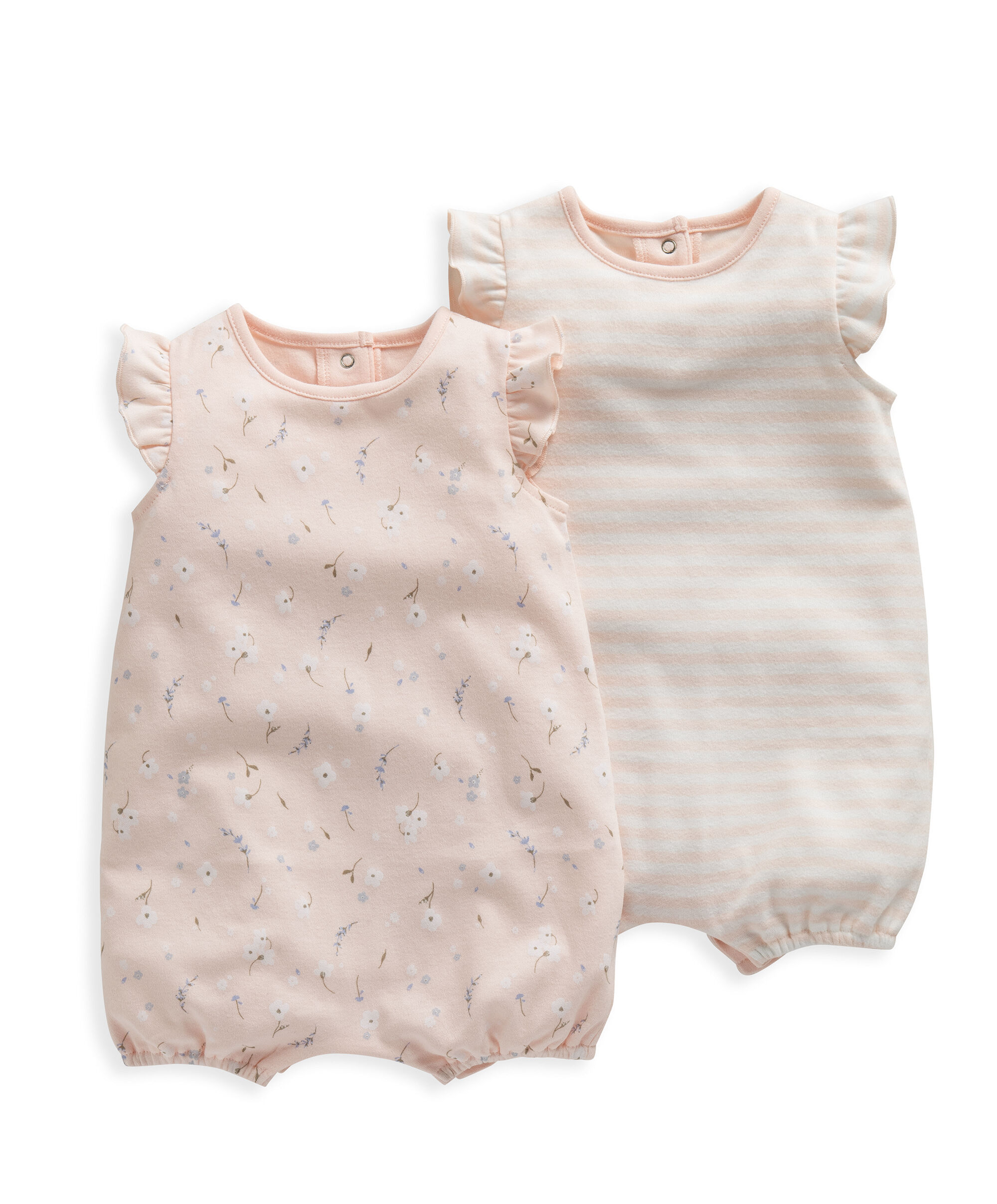 طقم رومبر بنقشة زهور - قطعتان image number 1