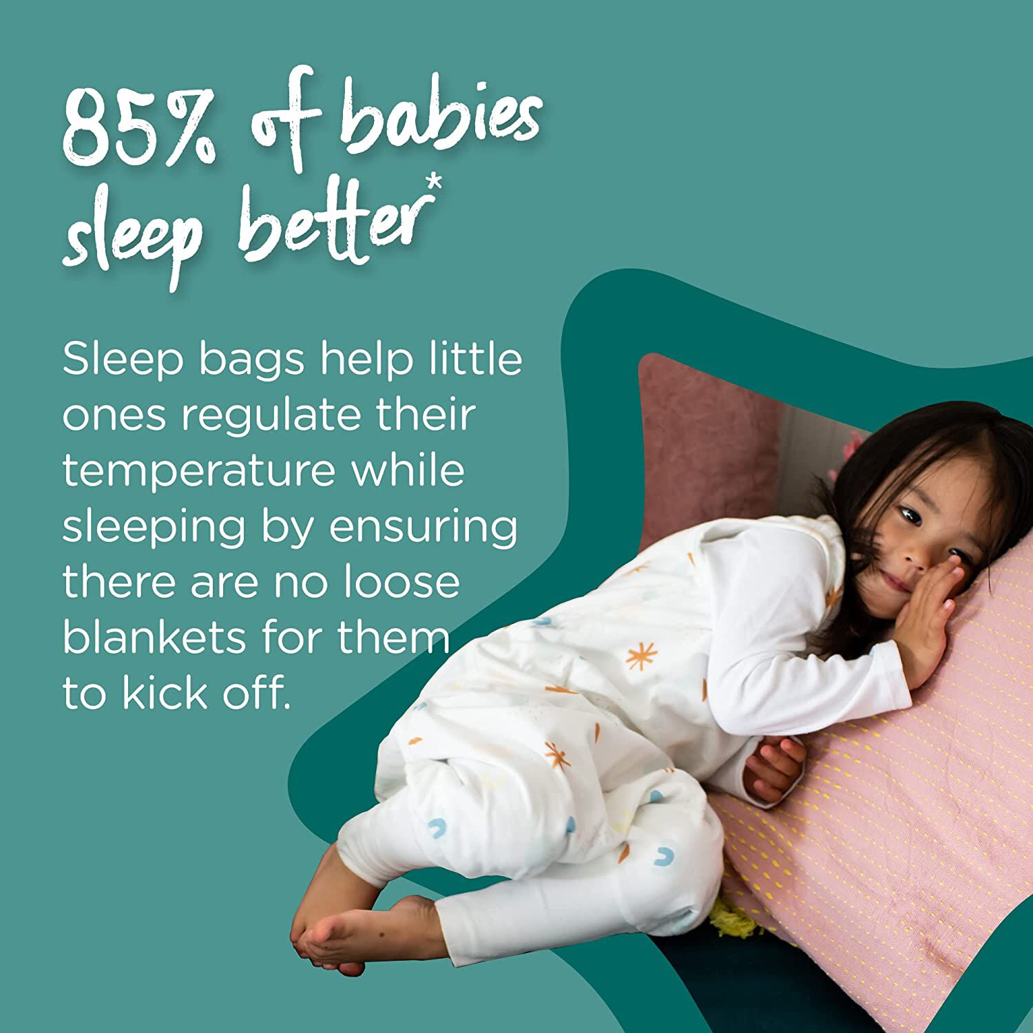 كيس نوم بساقين للأطفال بعمر 6-8 شهور بمعدل دفء 1 من تومي تيبي - أخضر بنقشة جرو والأصدقاء image number 4