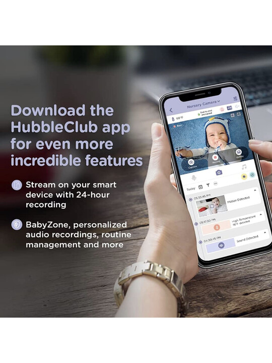 كاميرا هابل ذكية وعالية الوضوح بضوء ليلي لمراقبة الطفل كاميرا هابل ذكية وعالية الوضوح بضوء ليلي لمراقبة الطفل image number 3