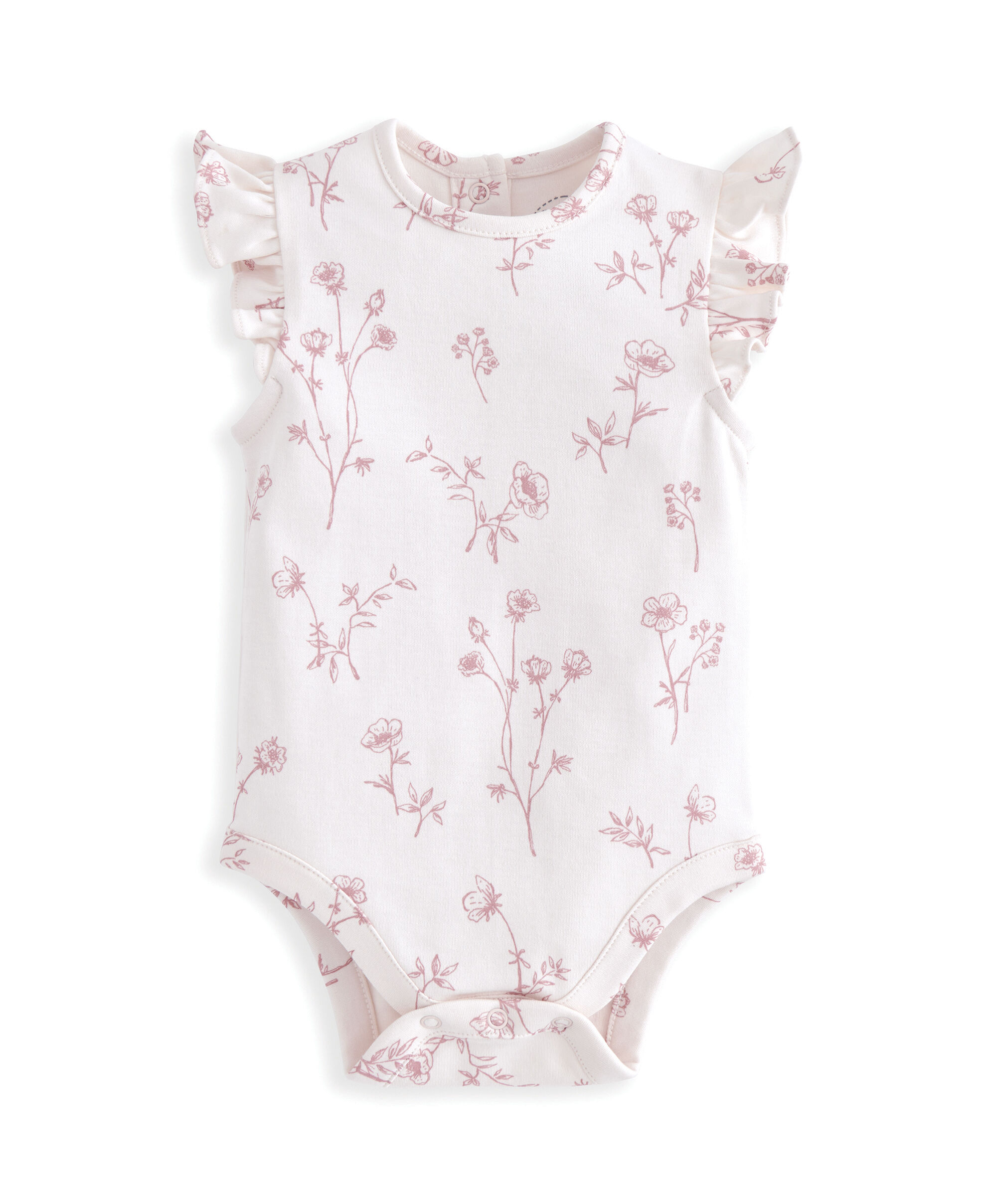 طقم لباس قطعة واحدة وسروال تحتي وقبعة - 3 قطع image number 4