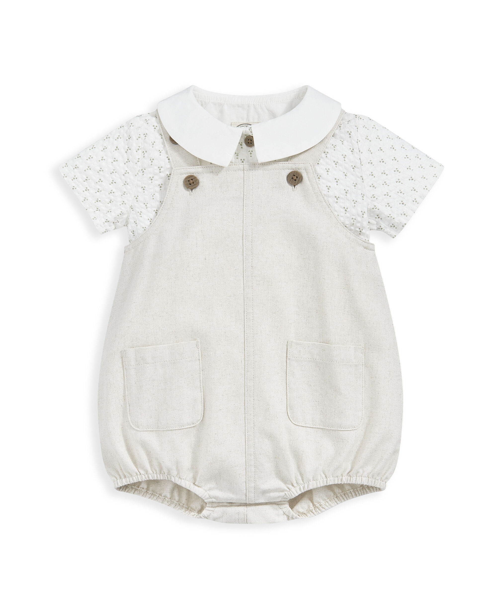 طقم دنغري وقميص - قطعتان image number 2