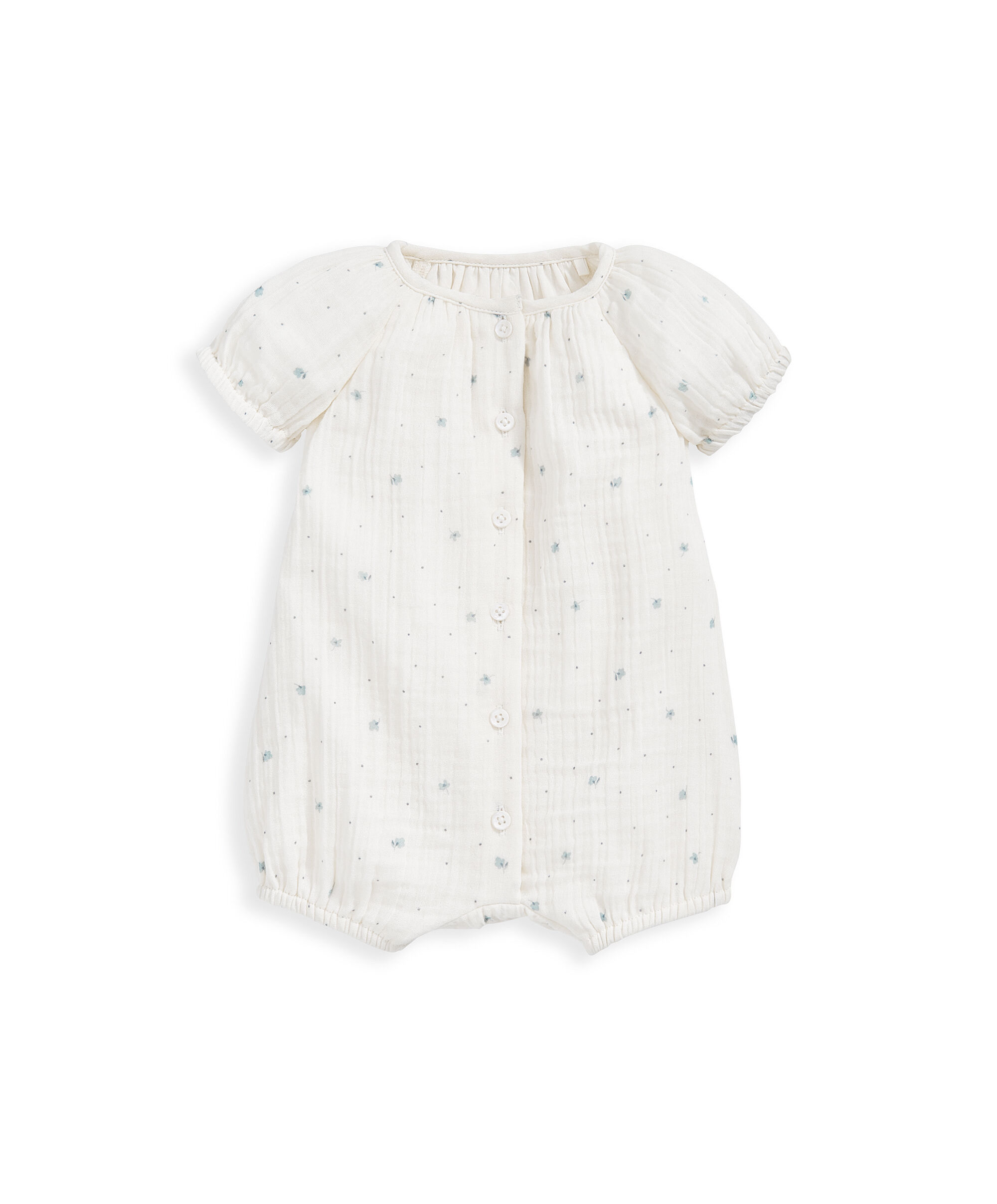 طقم رومبر وطوق رأس بنقشة زهور - وردي image number 3