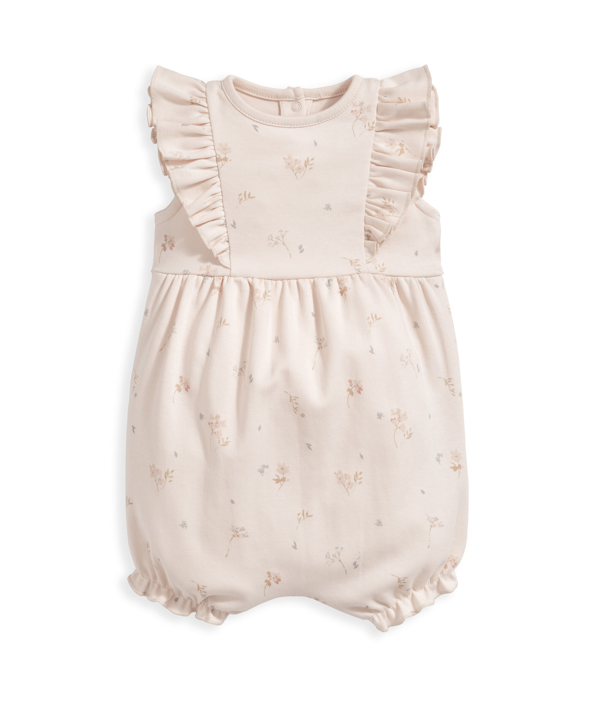 رومبر قصير جيرسيه بنقشة زهور image number 2