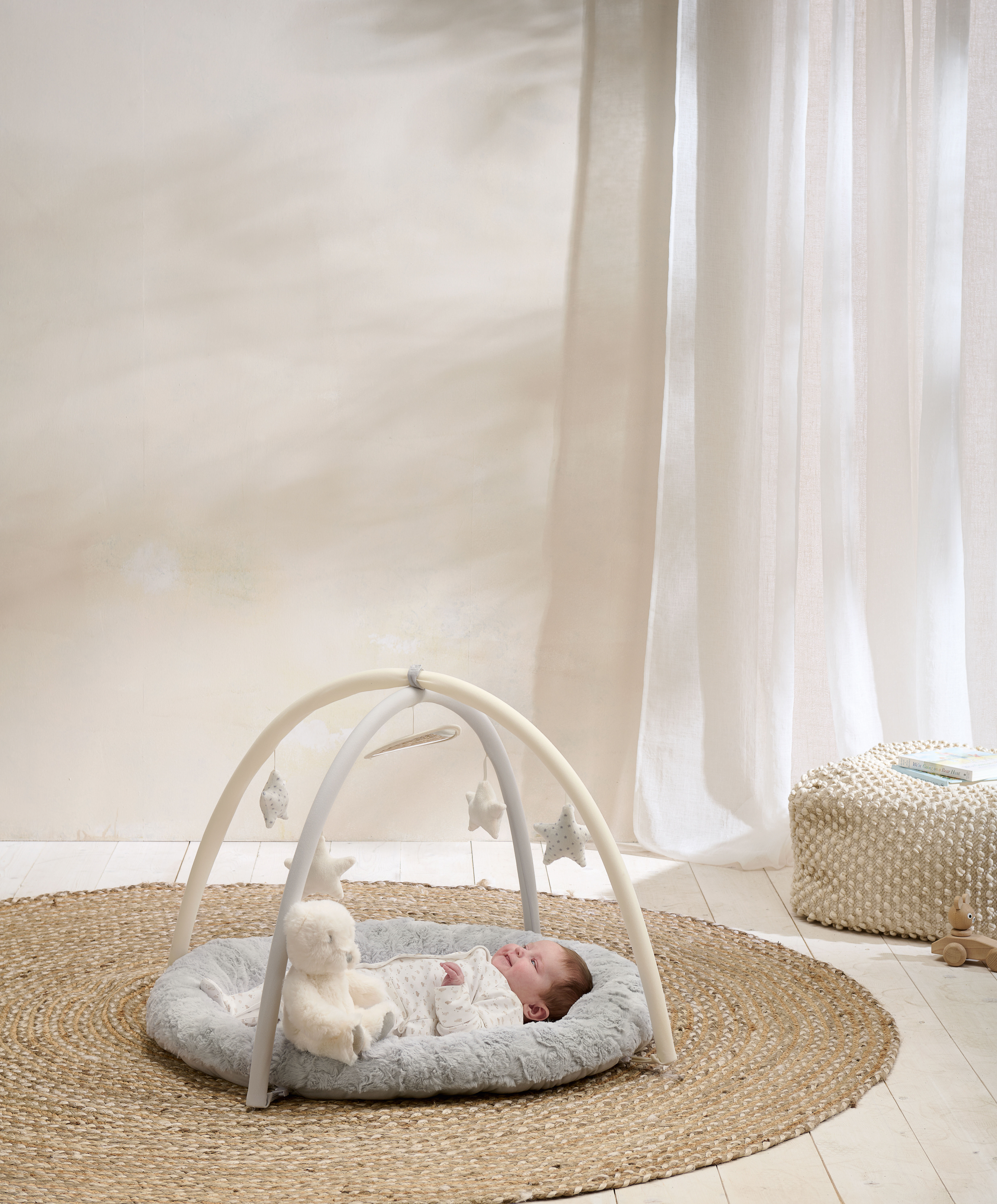 مفرش اللعب والرياضة ماي فيرست - رمادي/أبيض كريمي image number 3