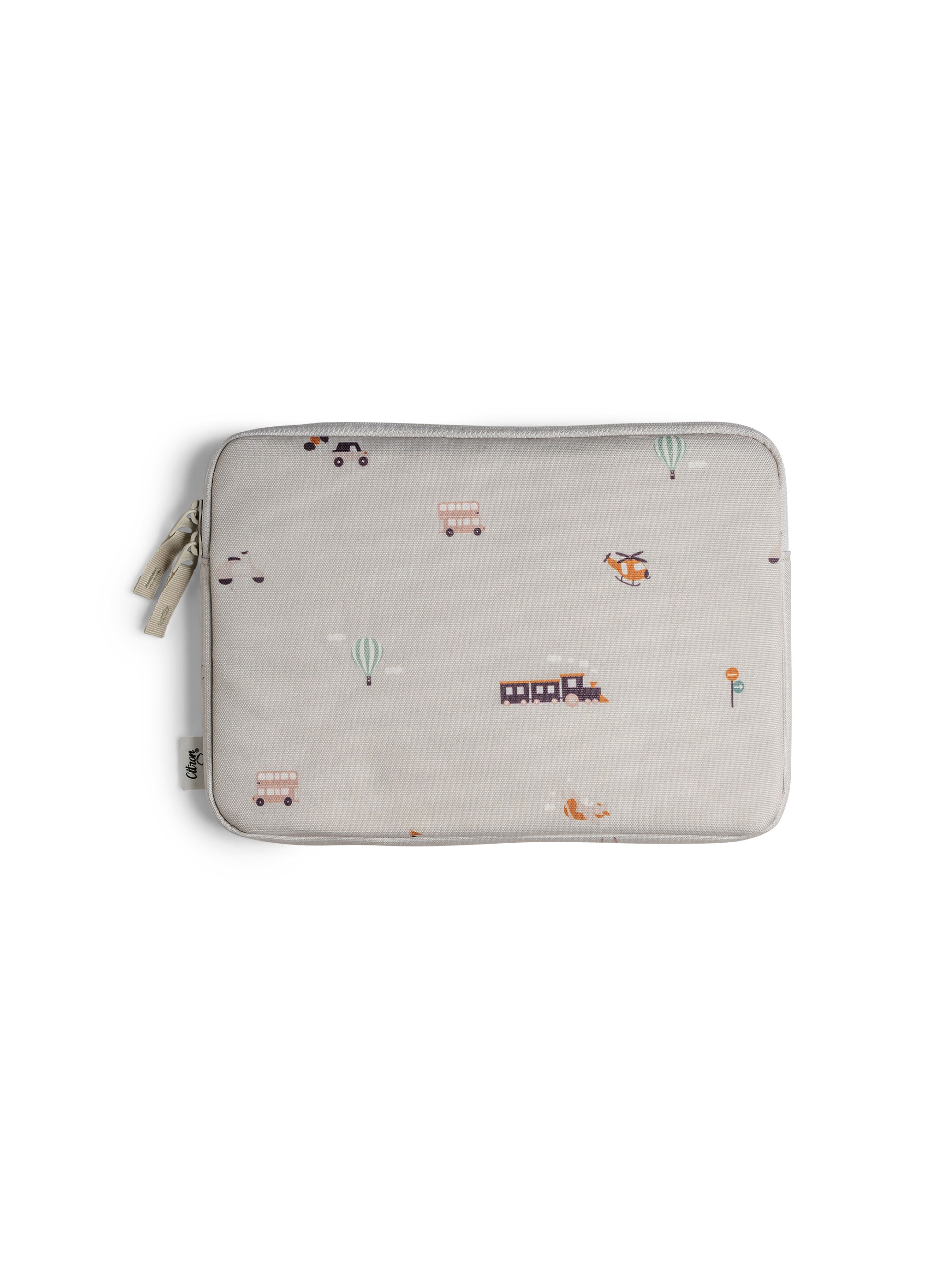 حافظة ايباد بسحاب بنقشة مركبات من سيترون image number 1