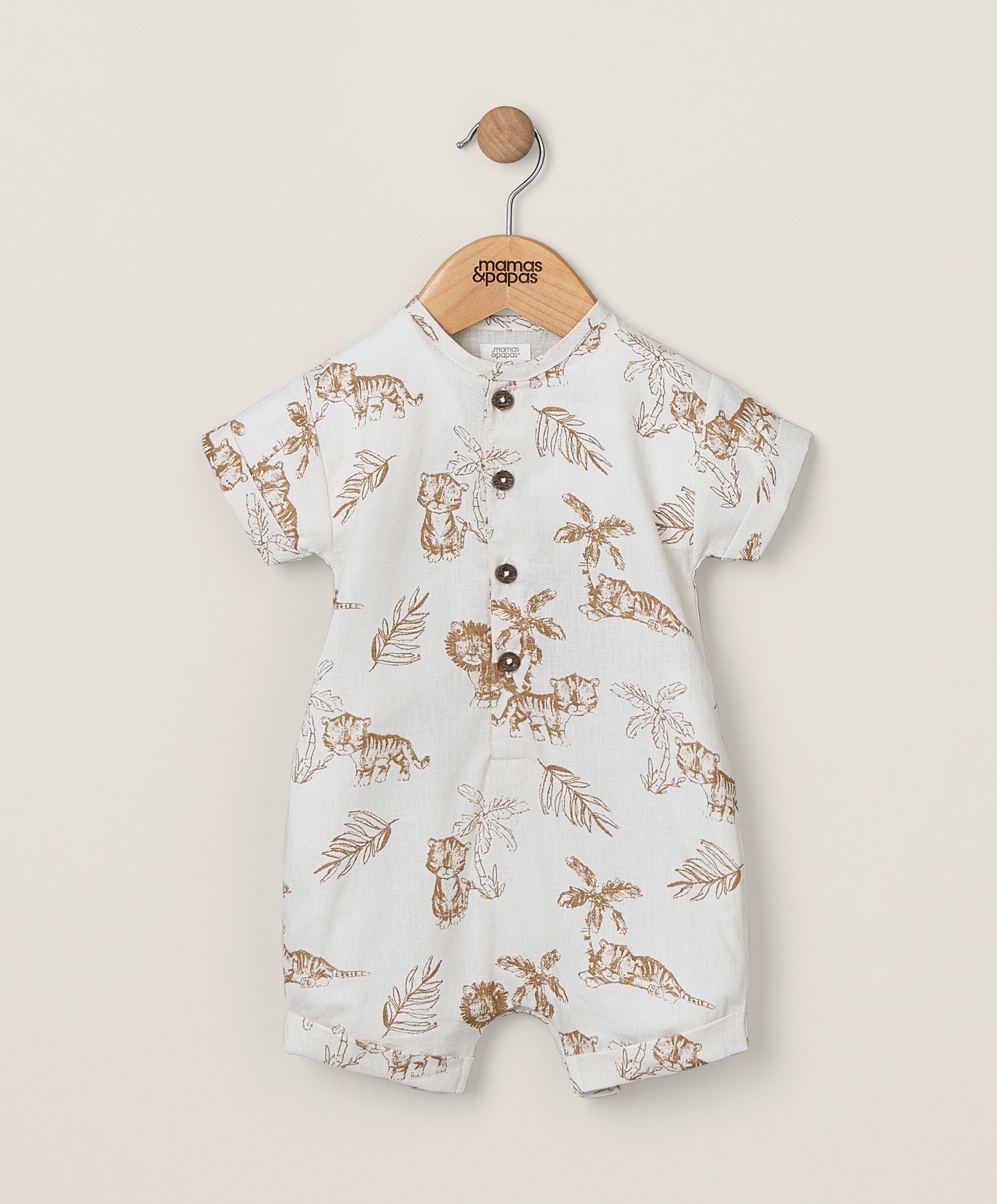 رومبر كتان بنقشة غابة image number 1