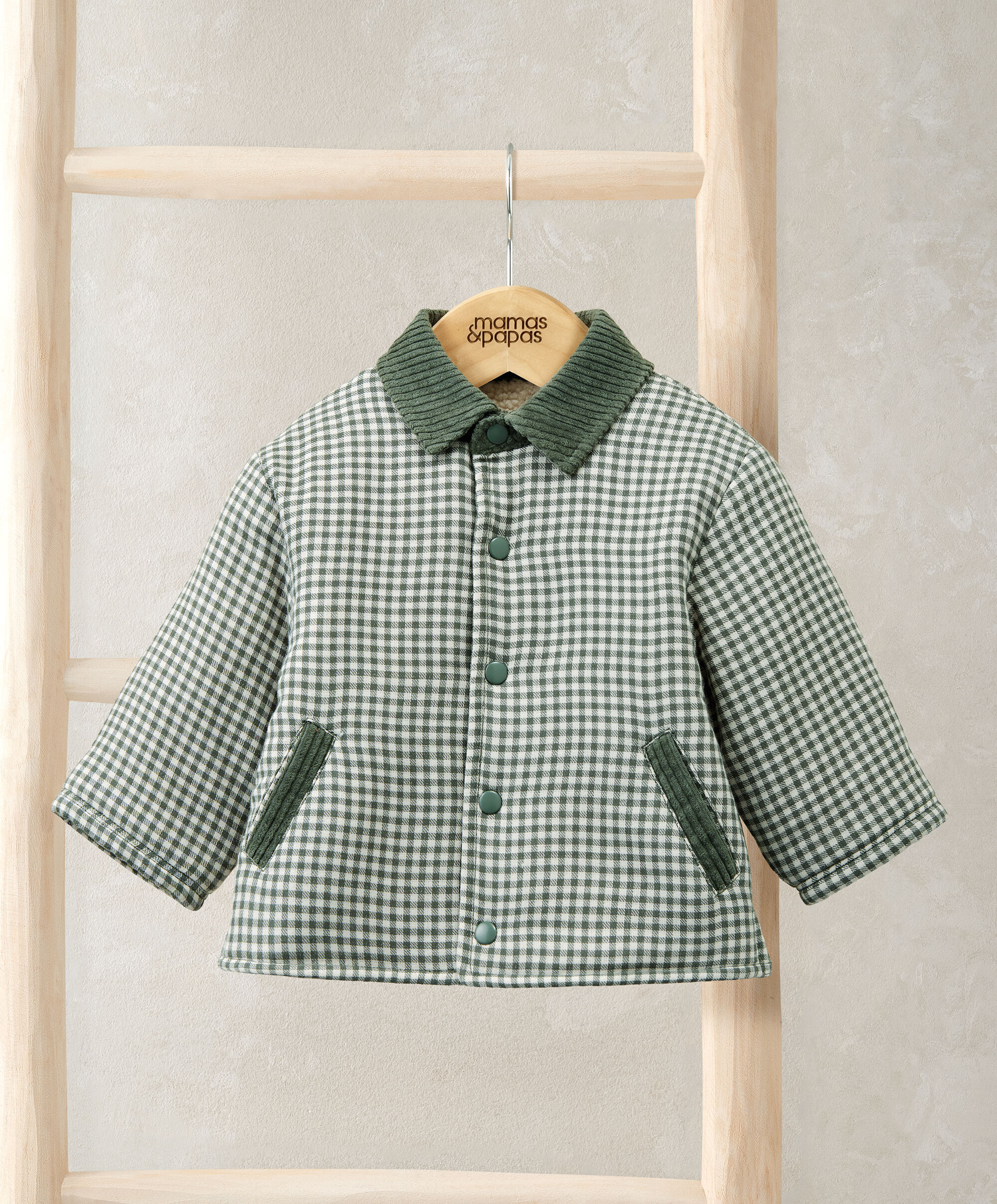 جاكيت بنقشة مربعات image number 1