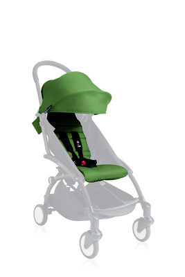 مجموعة مقعد عربة أطفال يويو لعمر 6 أشهر فأكثر - أخضر فاتح