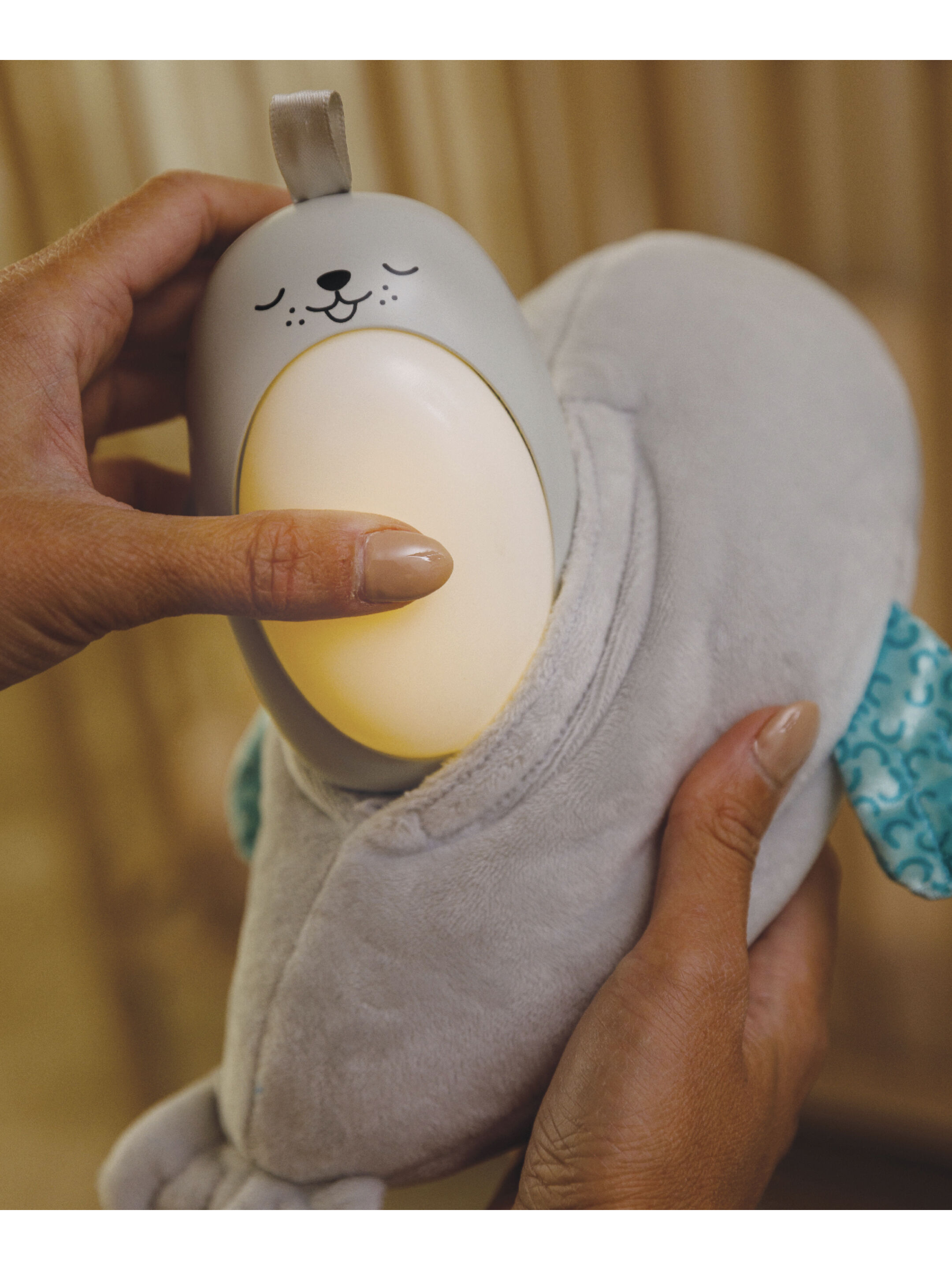 لعبة بتصميم حيوان بصوت وإضاءة مهدئة من إنفانتينو image number 3