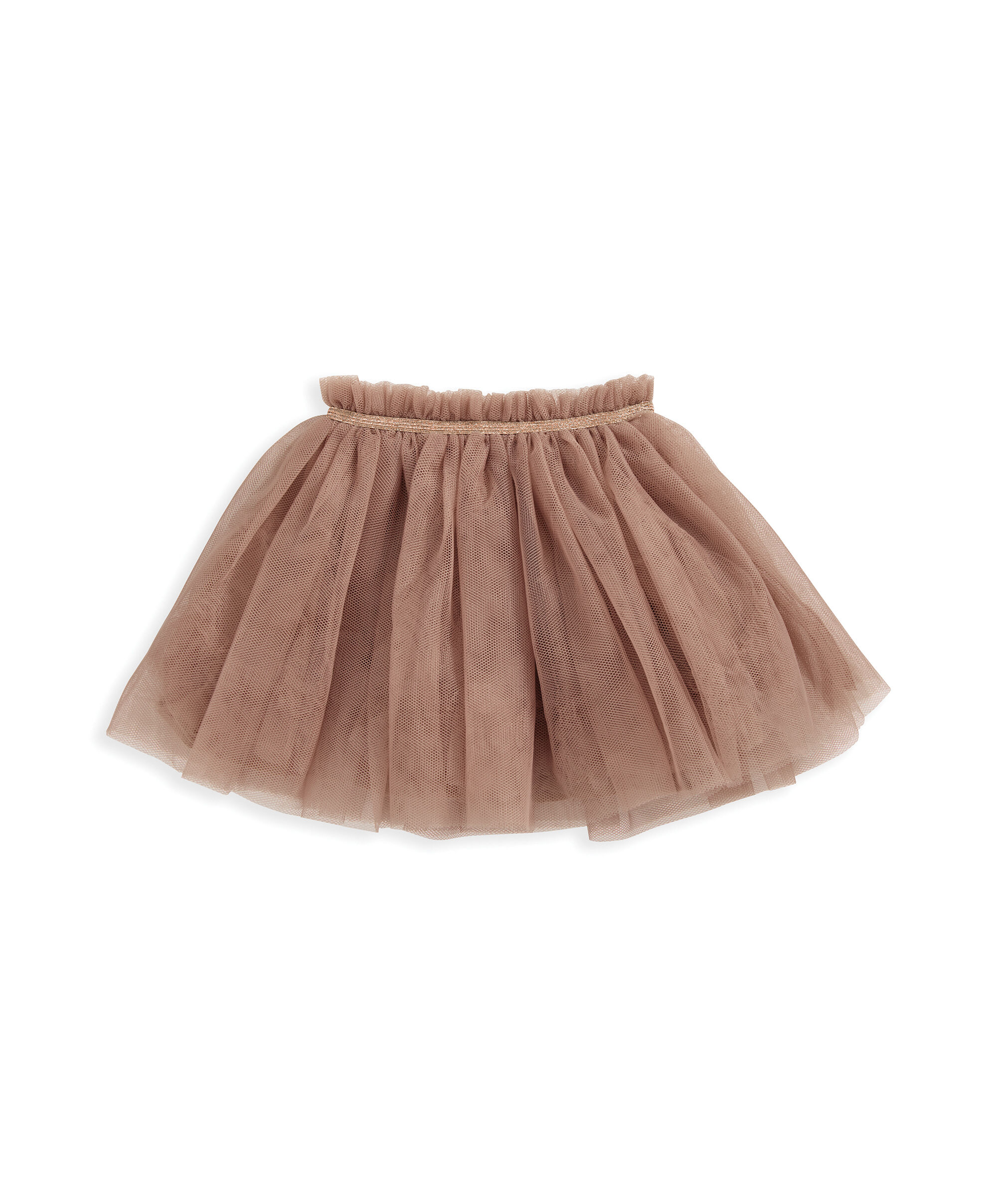 طقم لباس قطعة واحدة وتنورة توتو من قماش شبكي - وردي image number 3