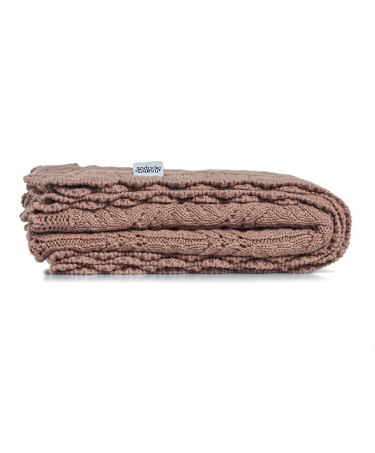 بطانية منسوجة صغيرة - نقشة زهور بطانية منسوجة صغيرة - نقشة زهور image number 4