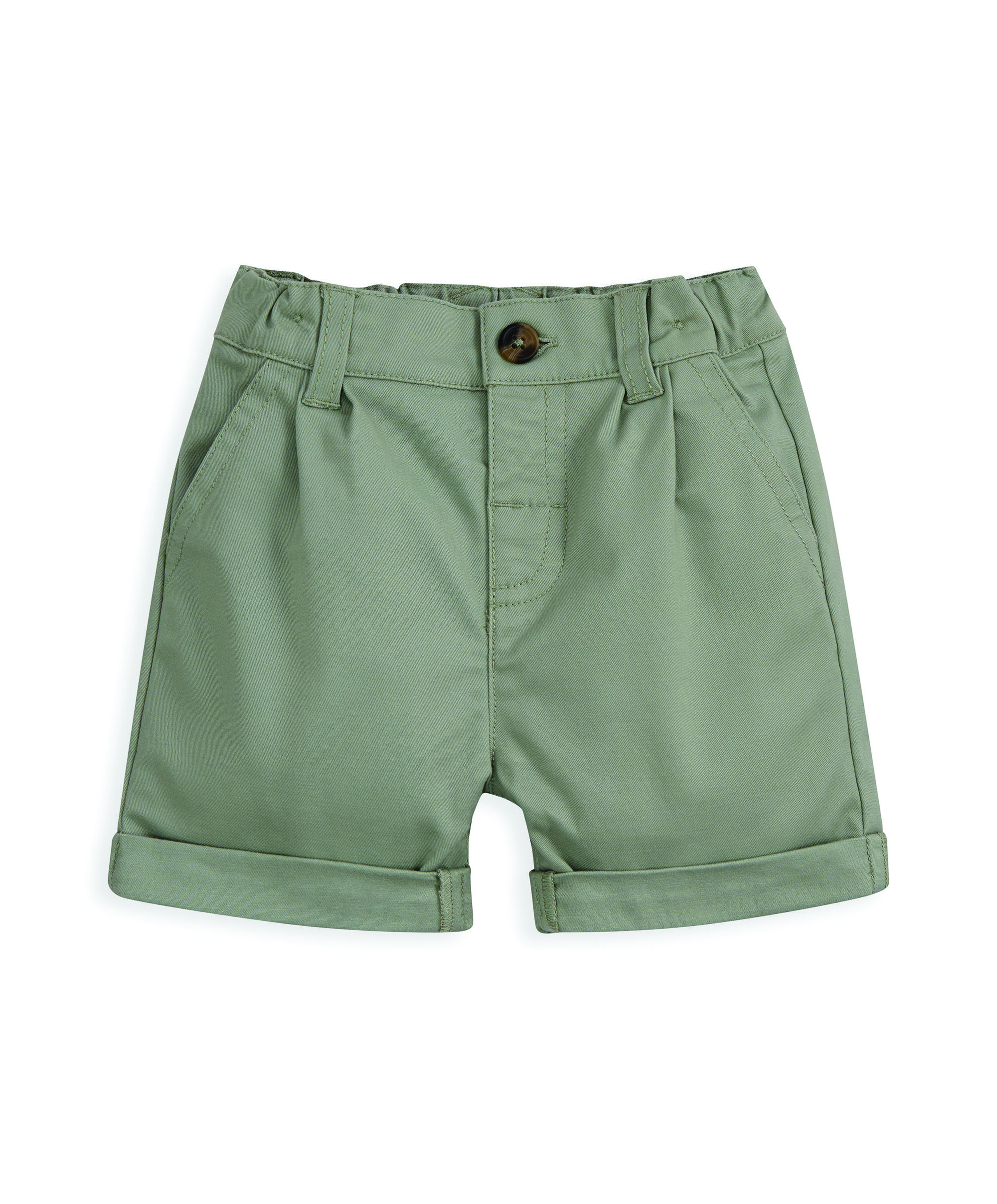 طقم بدلة مخططة بلون كاكي، قطعتين image number 4