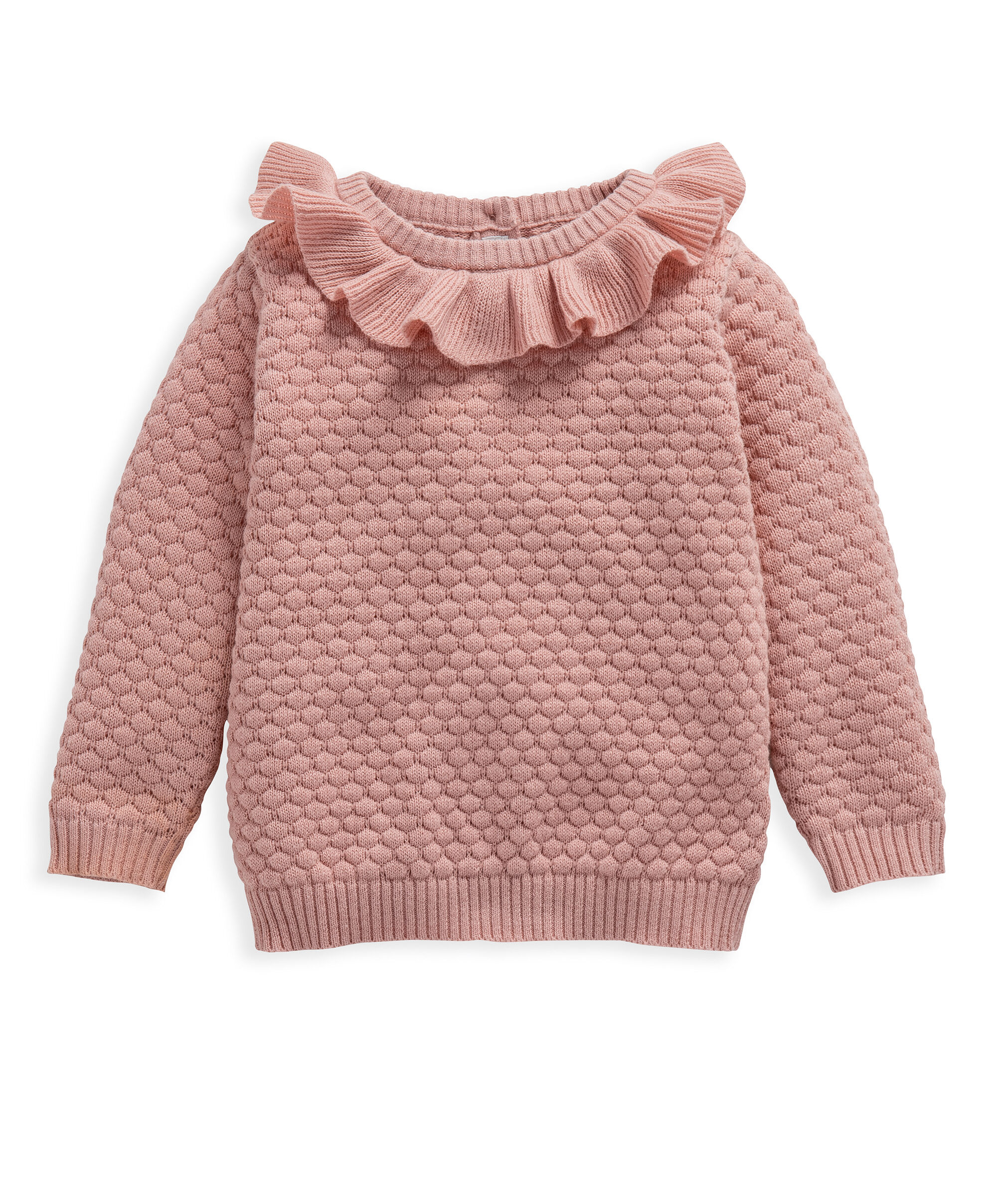 طقم منسوج بلون وردي - قطعتان image number 7