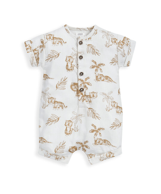 رومبر كتان بنقشة غابة رومبر كتان بنقشة غابة image number 2