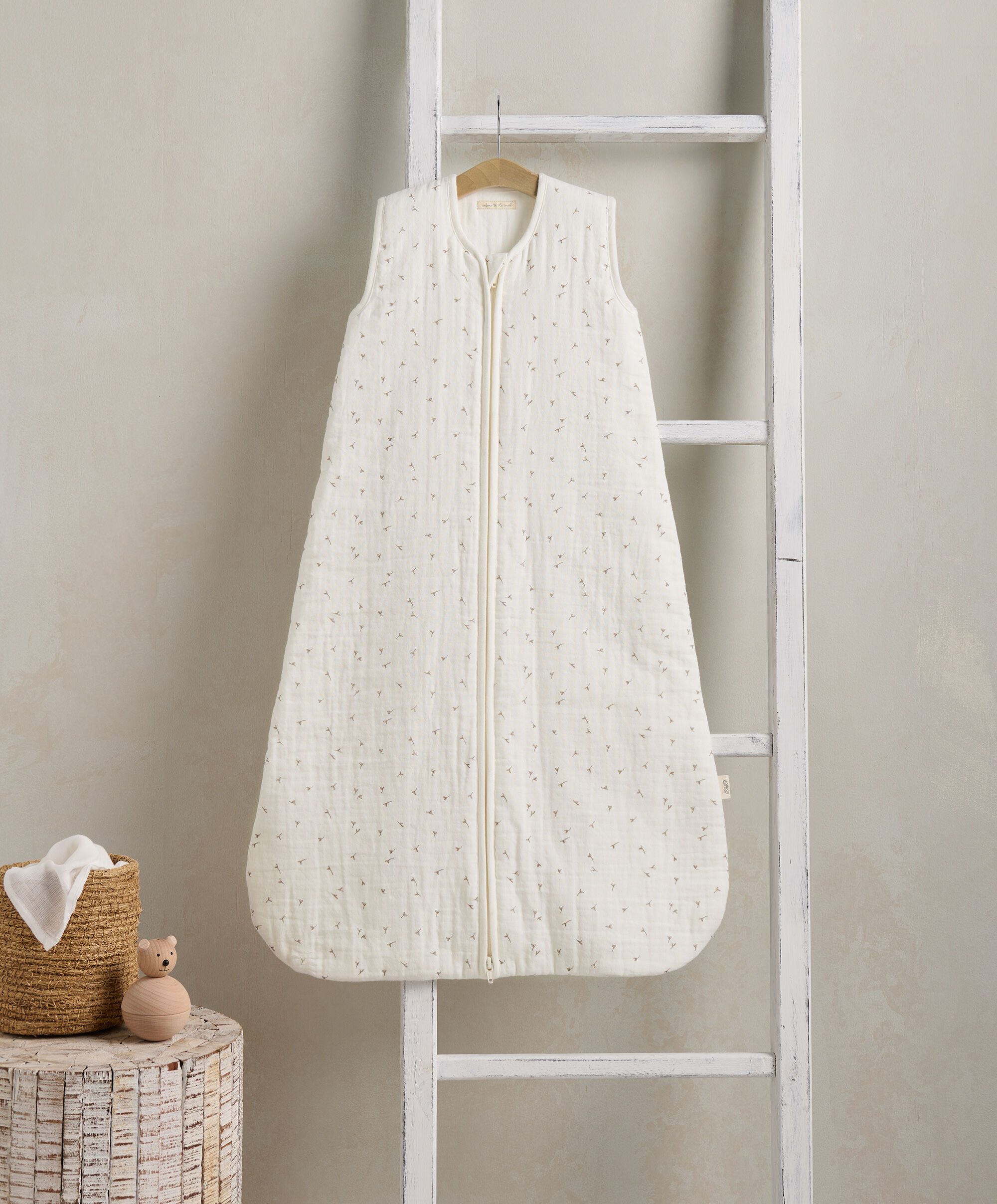 كيس نوم دريم بود موسلين للأطفال من 6 إلى 18 شهرًا بمعدل دفء 2.5 - نقشة بذور