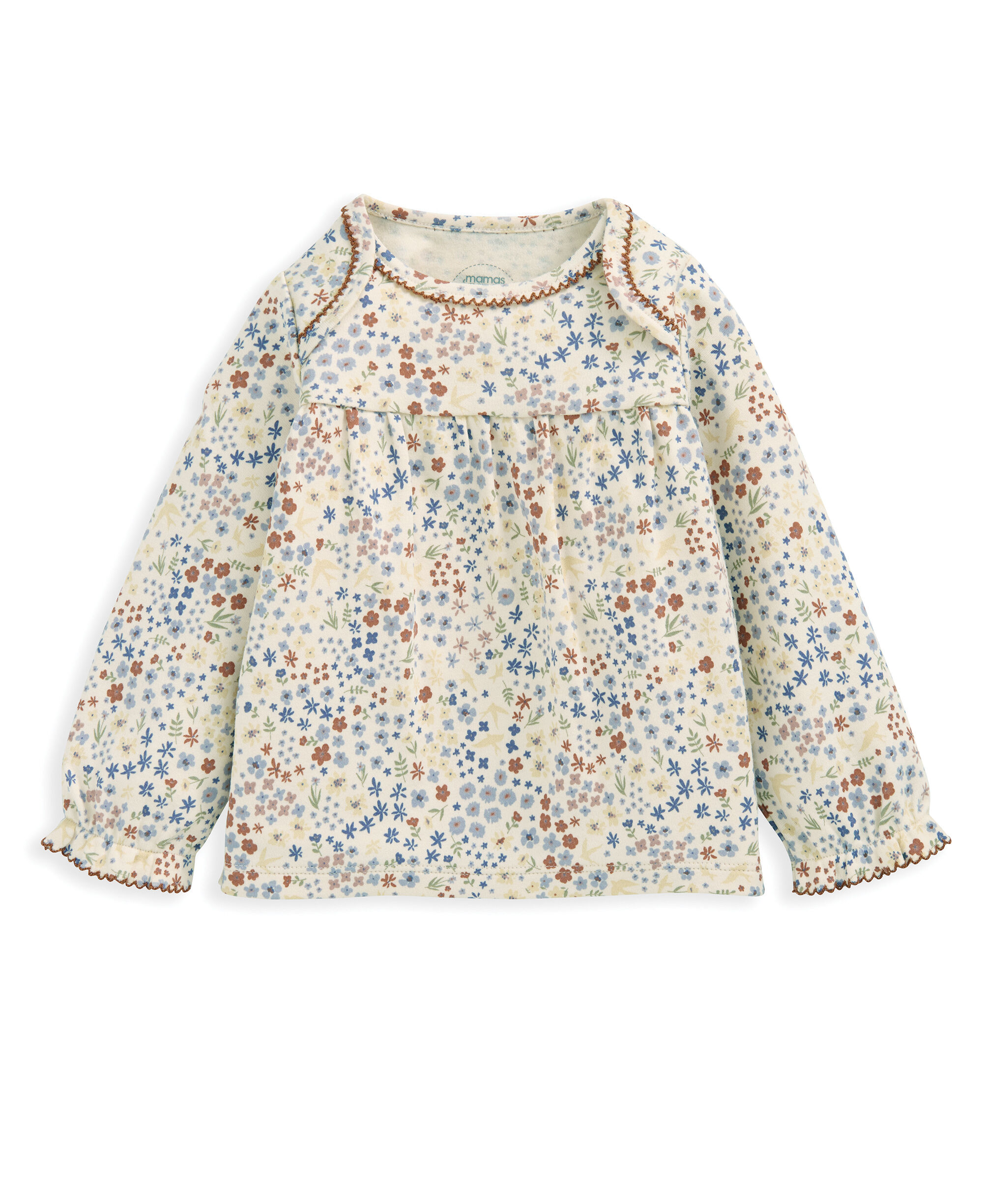 بيجاما بنقشة زهور image number 2