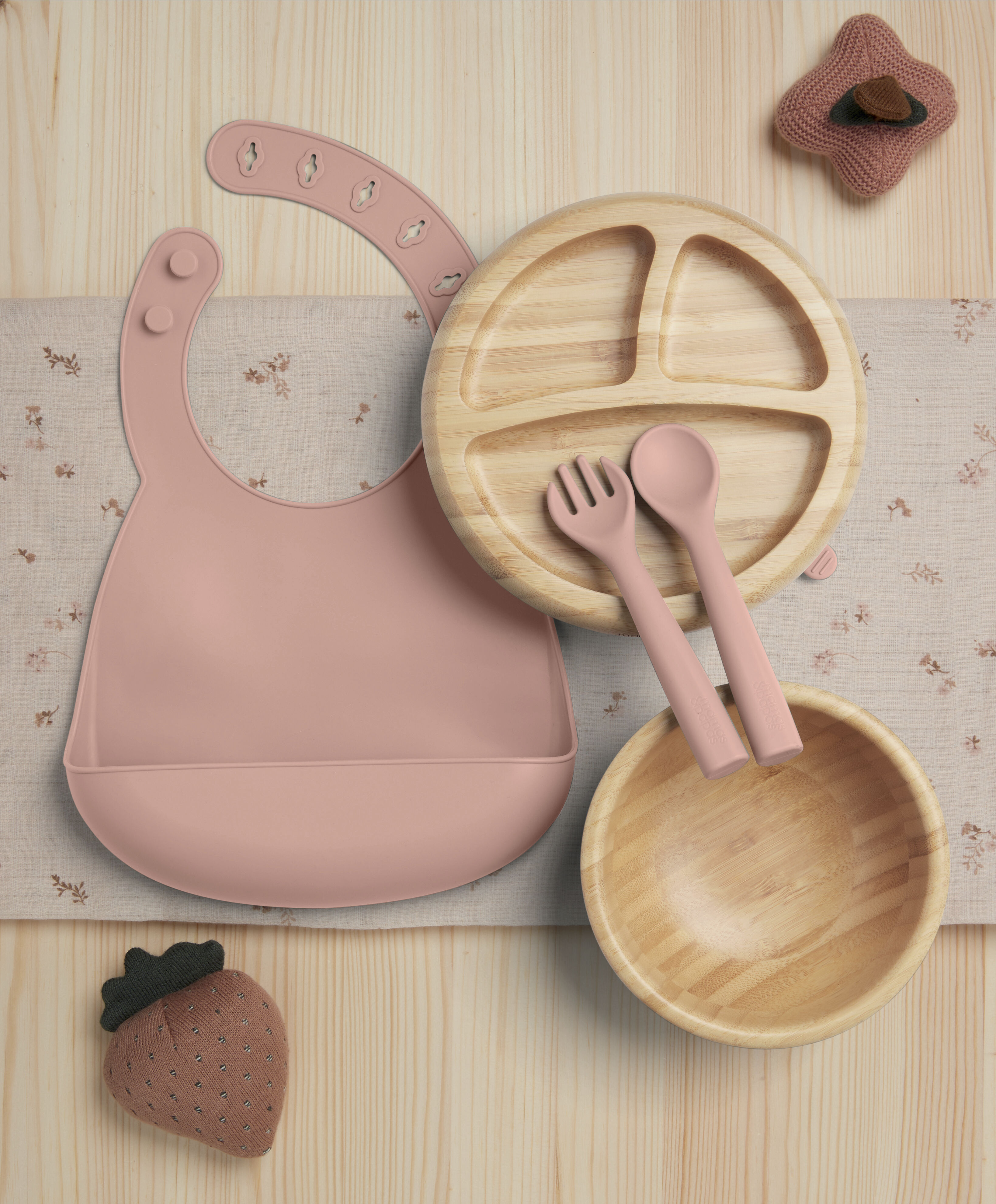 مجموعة أدوات طعام بامبو - ميلبا