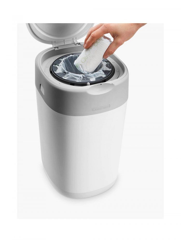 سلة التخلص من الحفاضات المستعملة تويست آند كليك من تومي تيبي - أبيض image number 2