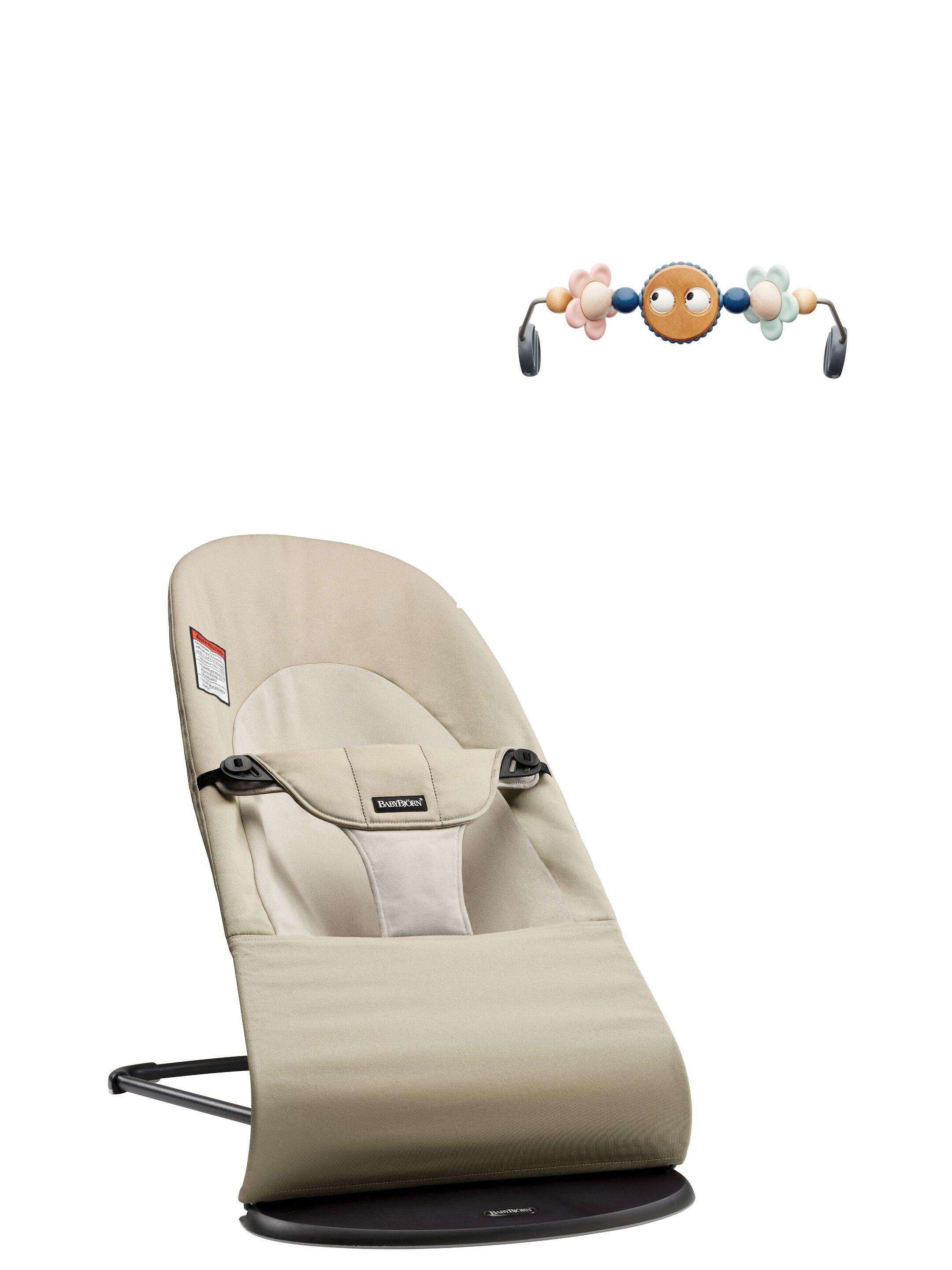 مجموعة كرسي هزاز بيبي بيورن ولعبة، قطعتين image number 1