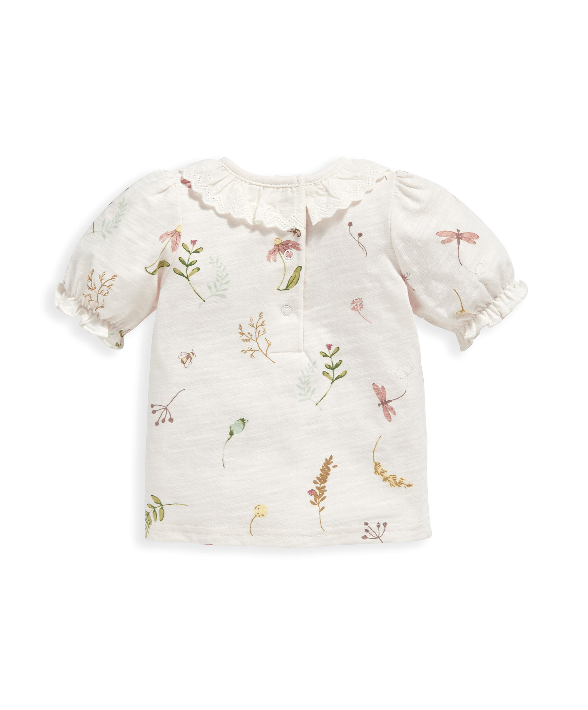 تي شيرت بطبعة زهور image number 3