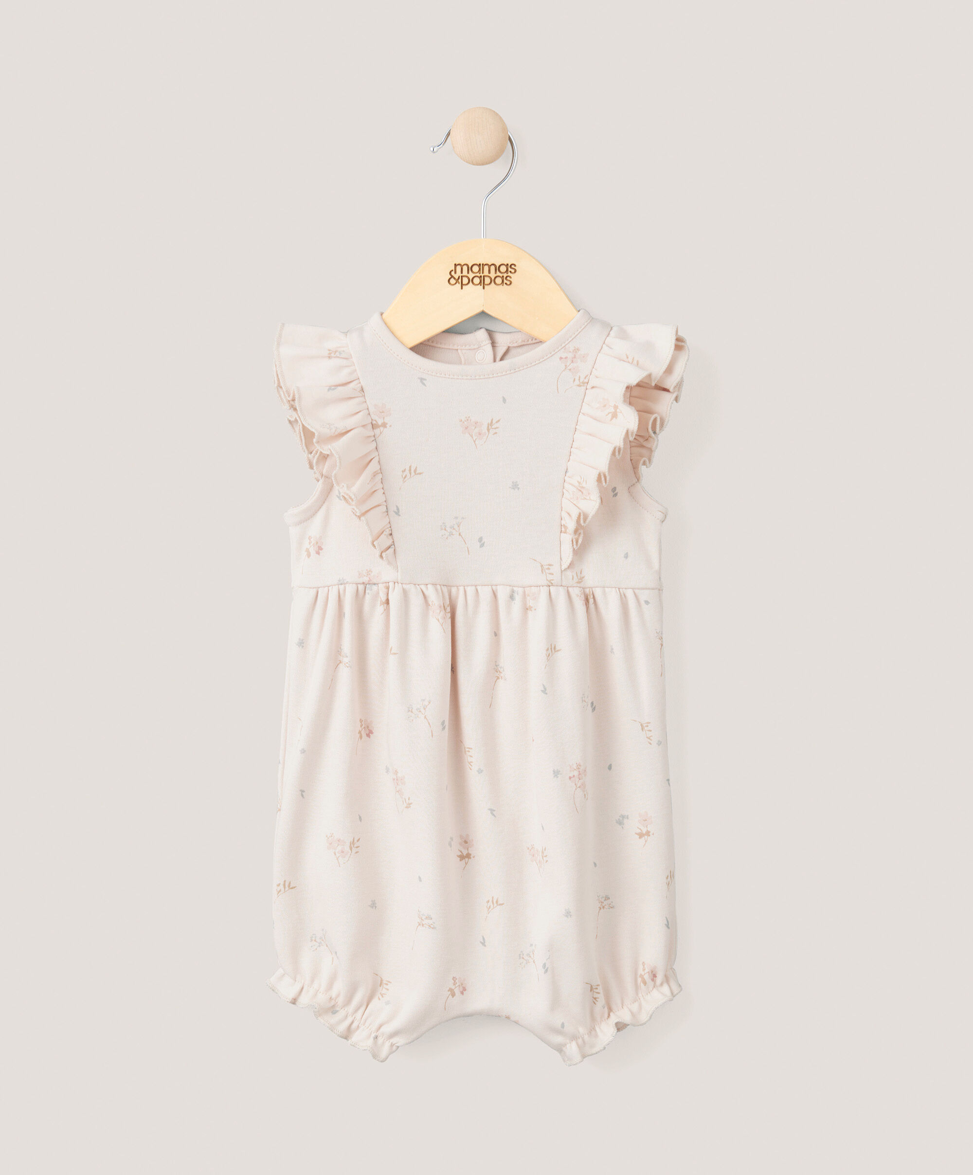 رومبر قصير جيرسيه بنقشة زهور image number 1