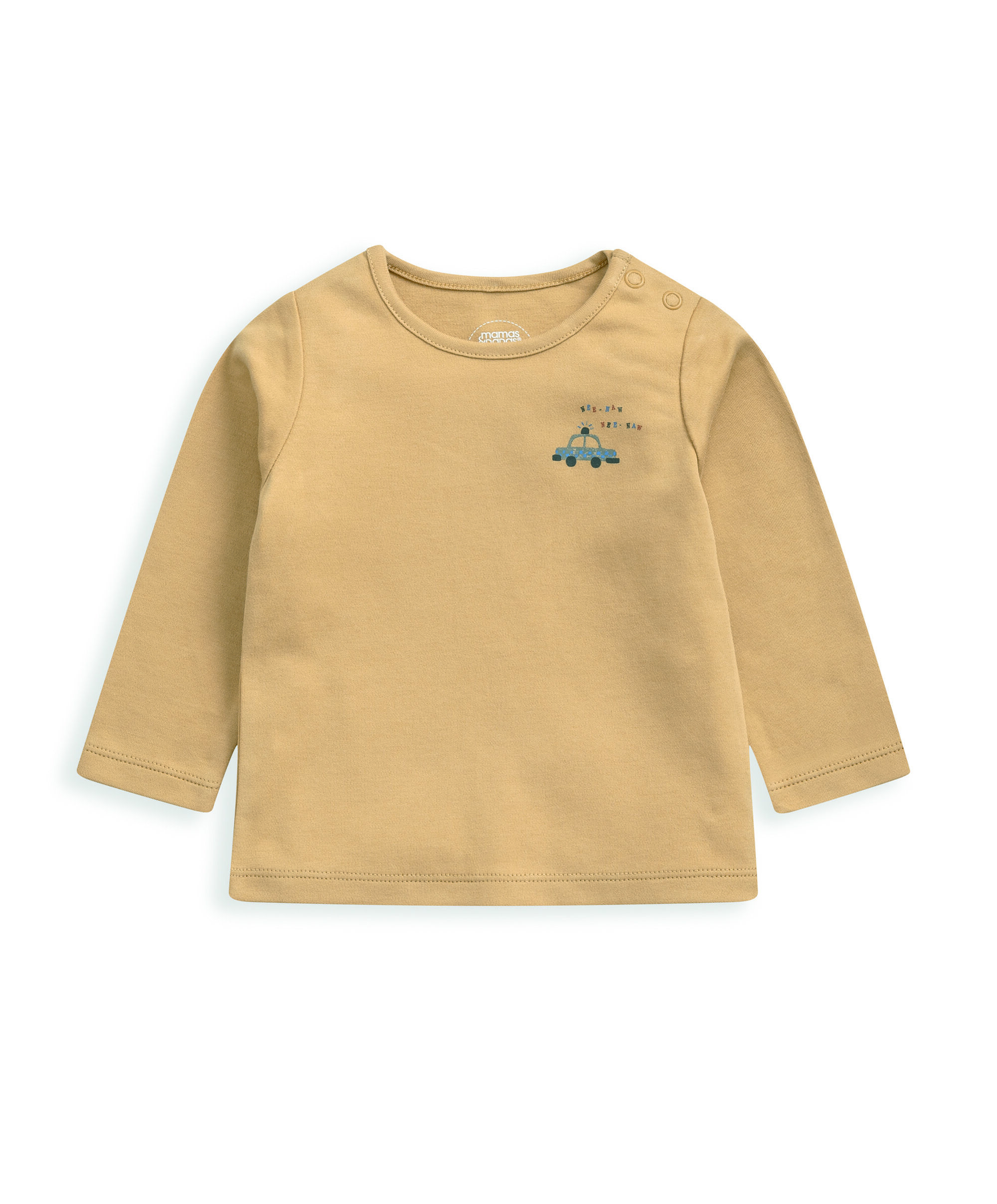 طقم بيجاما جيرسيه بنقشة سيارة - قطعتان image number 6