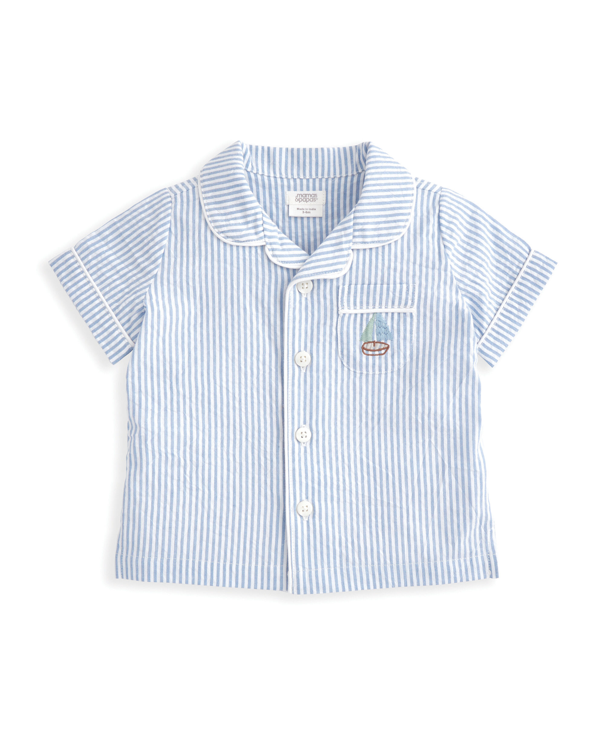 بيجاما شورت مخططة image number 2