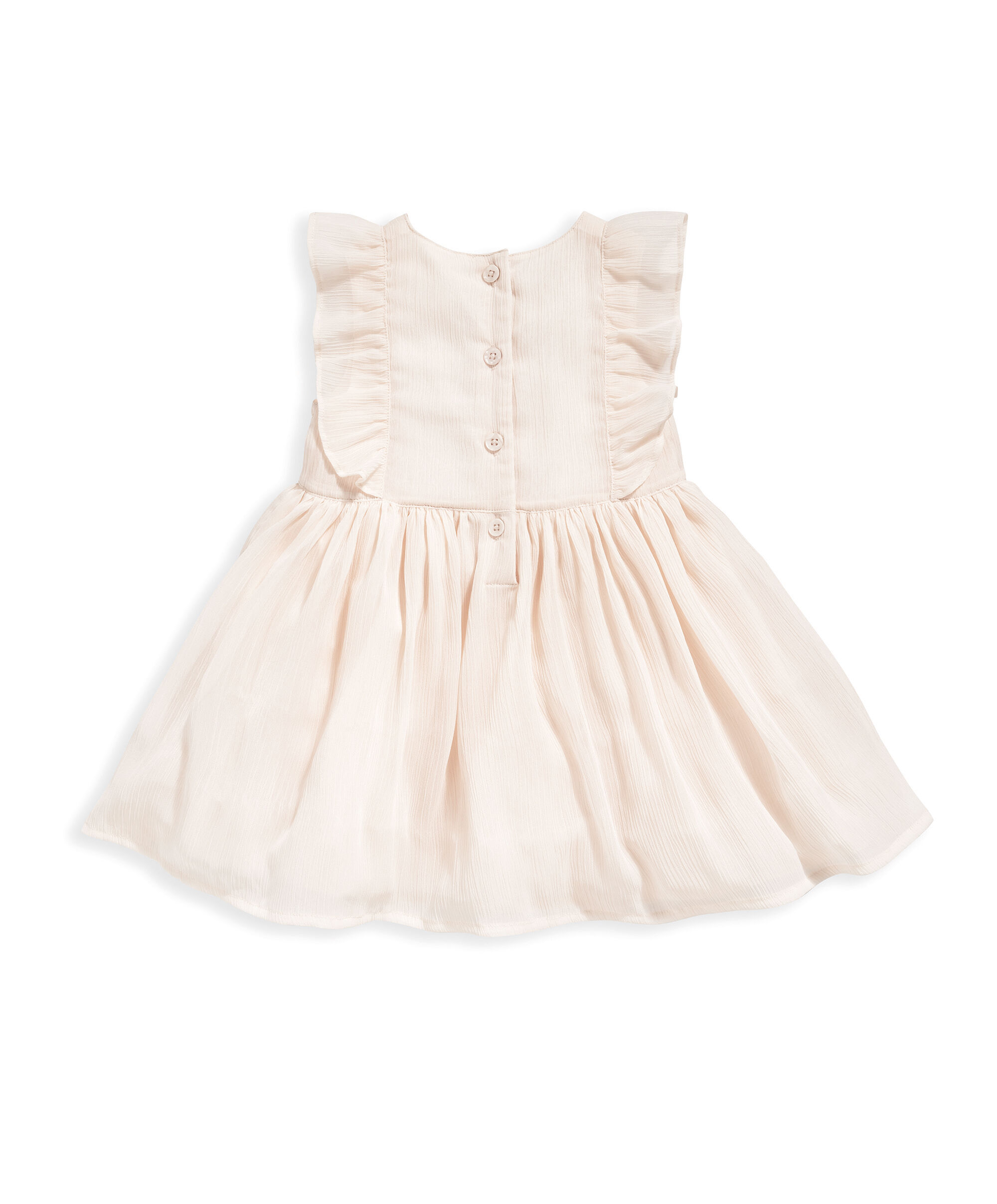 فستان بتصميم مجعد - وردي image number 3