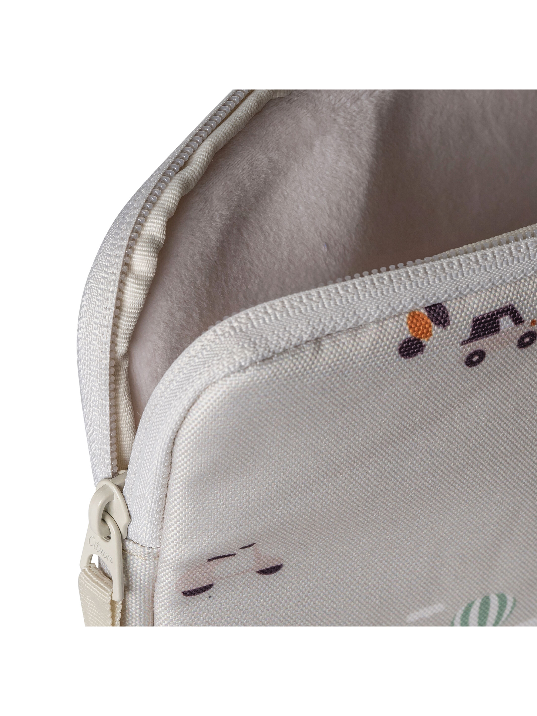 حافظة ايباد بسحاب بنقشة مركبات من سيترون image number 3