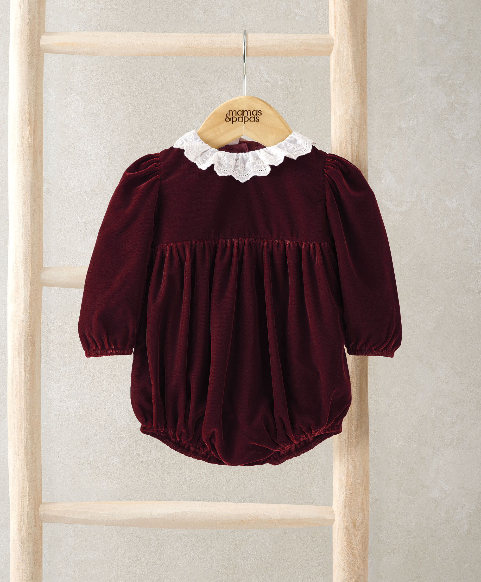 أفرول برغندي مخمل