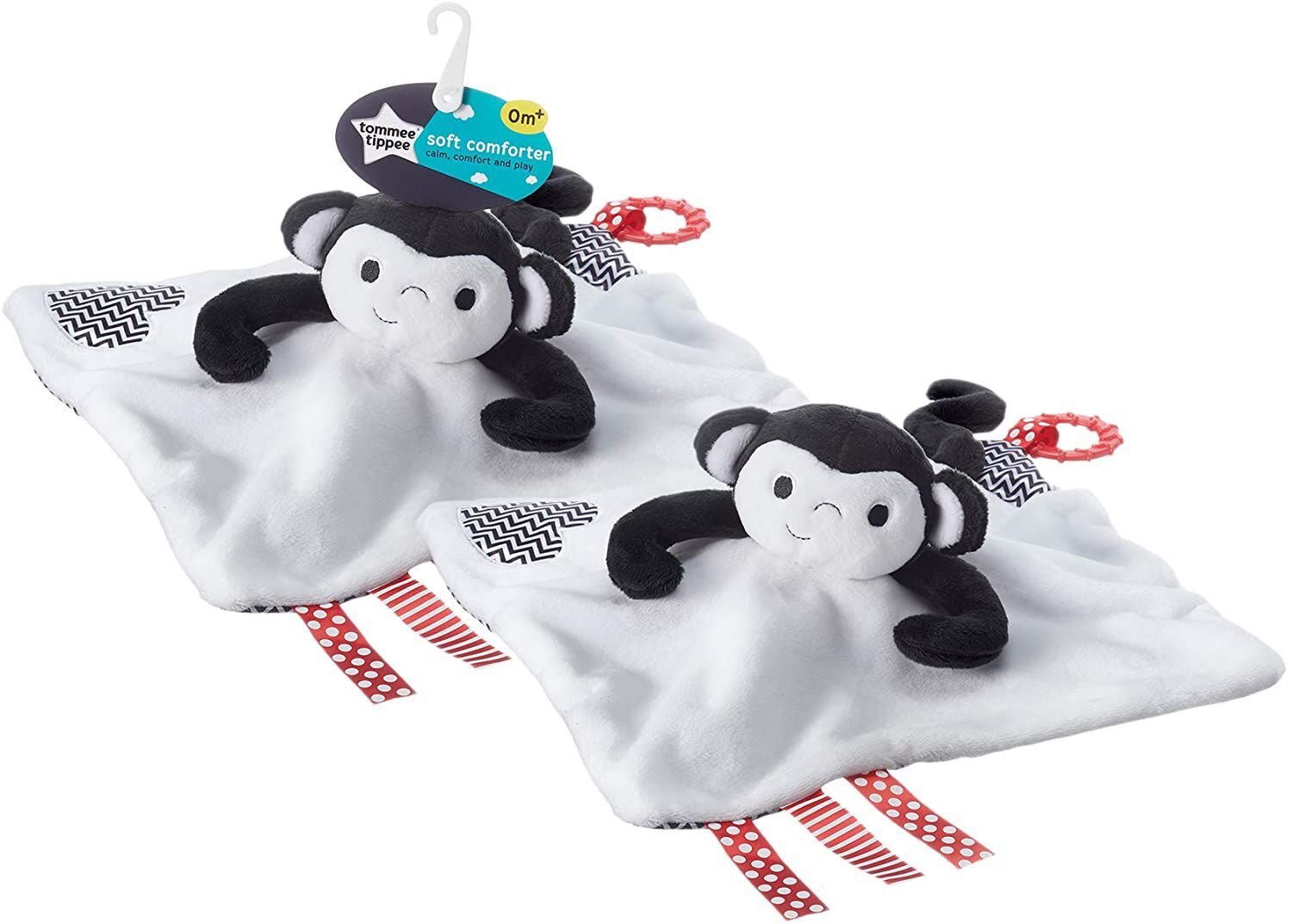 لحاف ناعم بتصميم القرد ماركو من تومي تيبي - أبيض image number 2