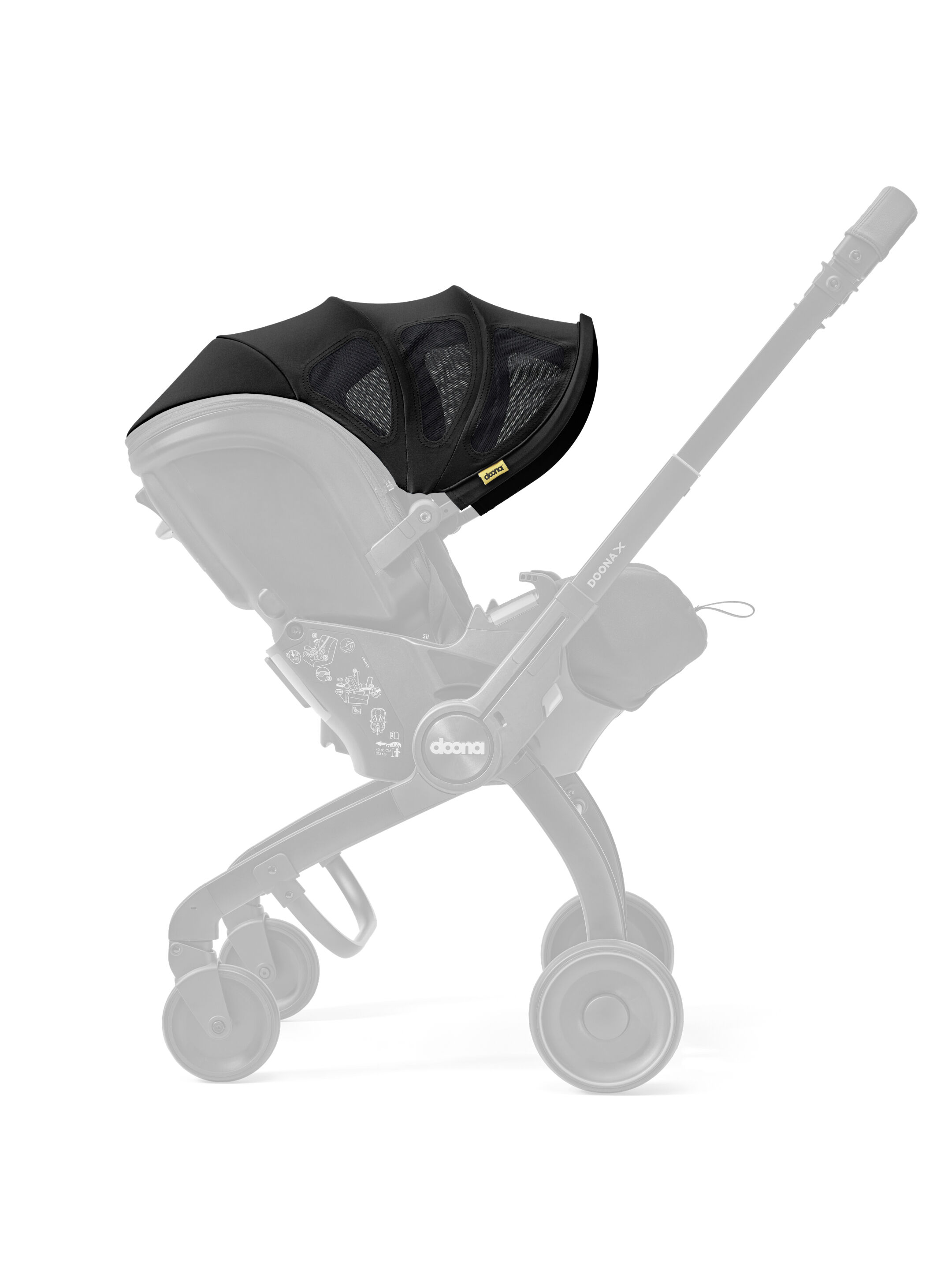 مظلة دونا إكس صيفية - أسود image number 1