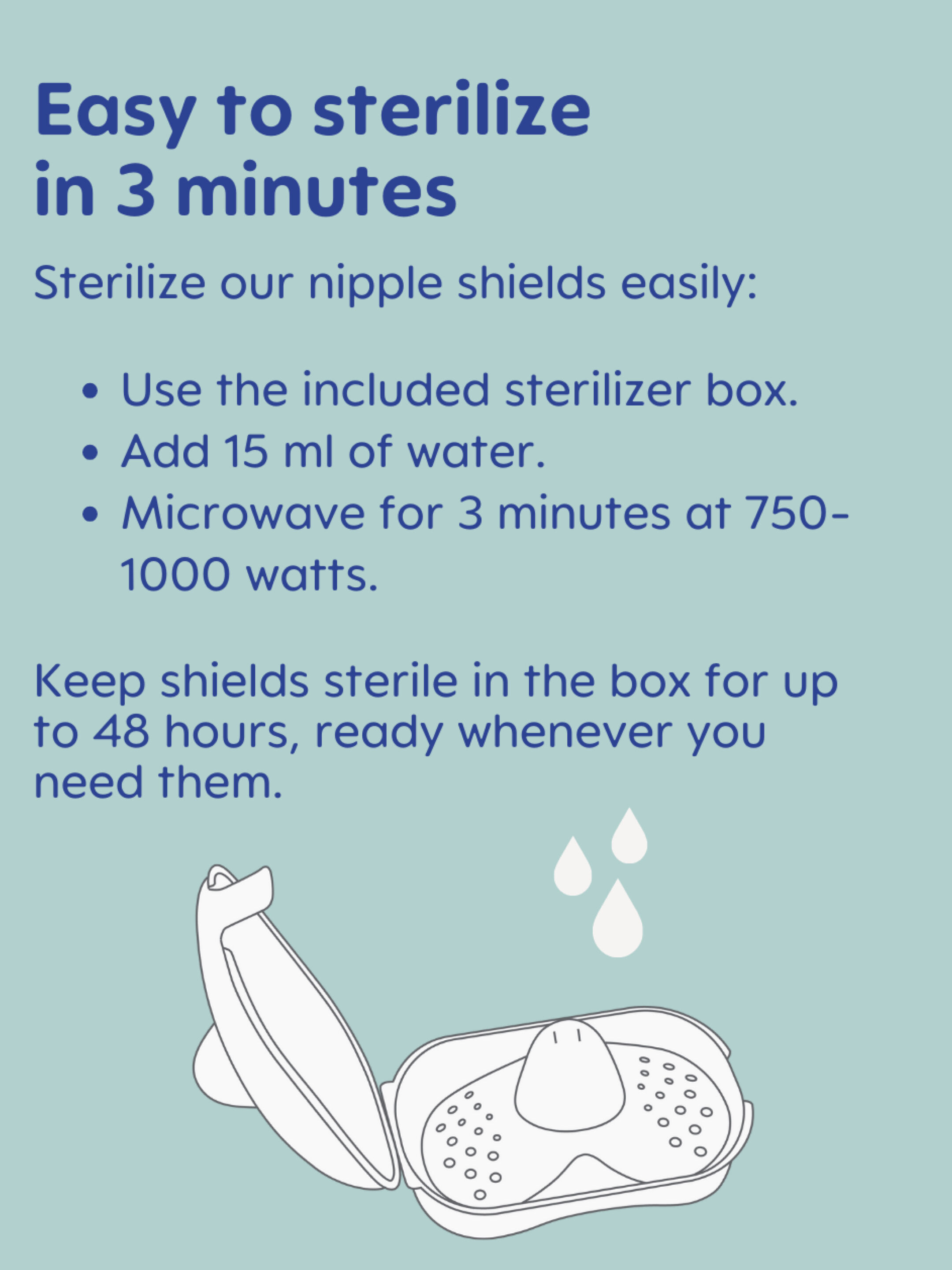 مجموعة واقيات حلمة مام بيبي للرضاعة الطبيعية - من عمر 0 ​​أشهر فما فوق | شفاف - مقاس M | عبوة من 3 قطع image number 5