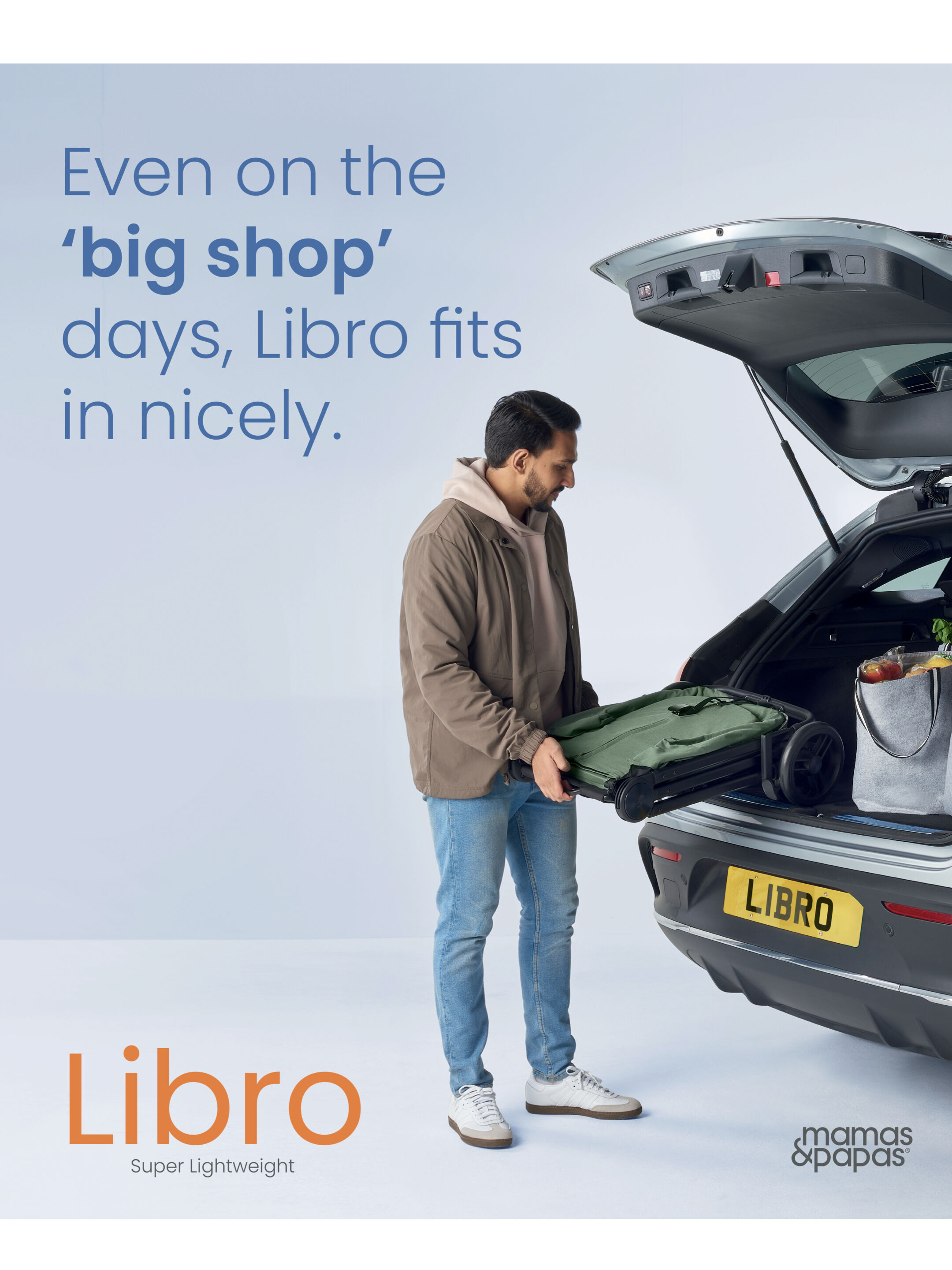 عربة أطفال خفيفة الوزن من ليبرو - أخضر image number 2