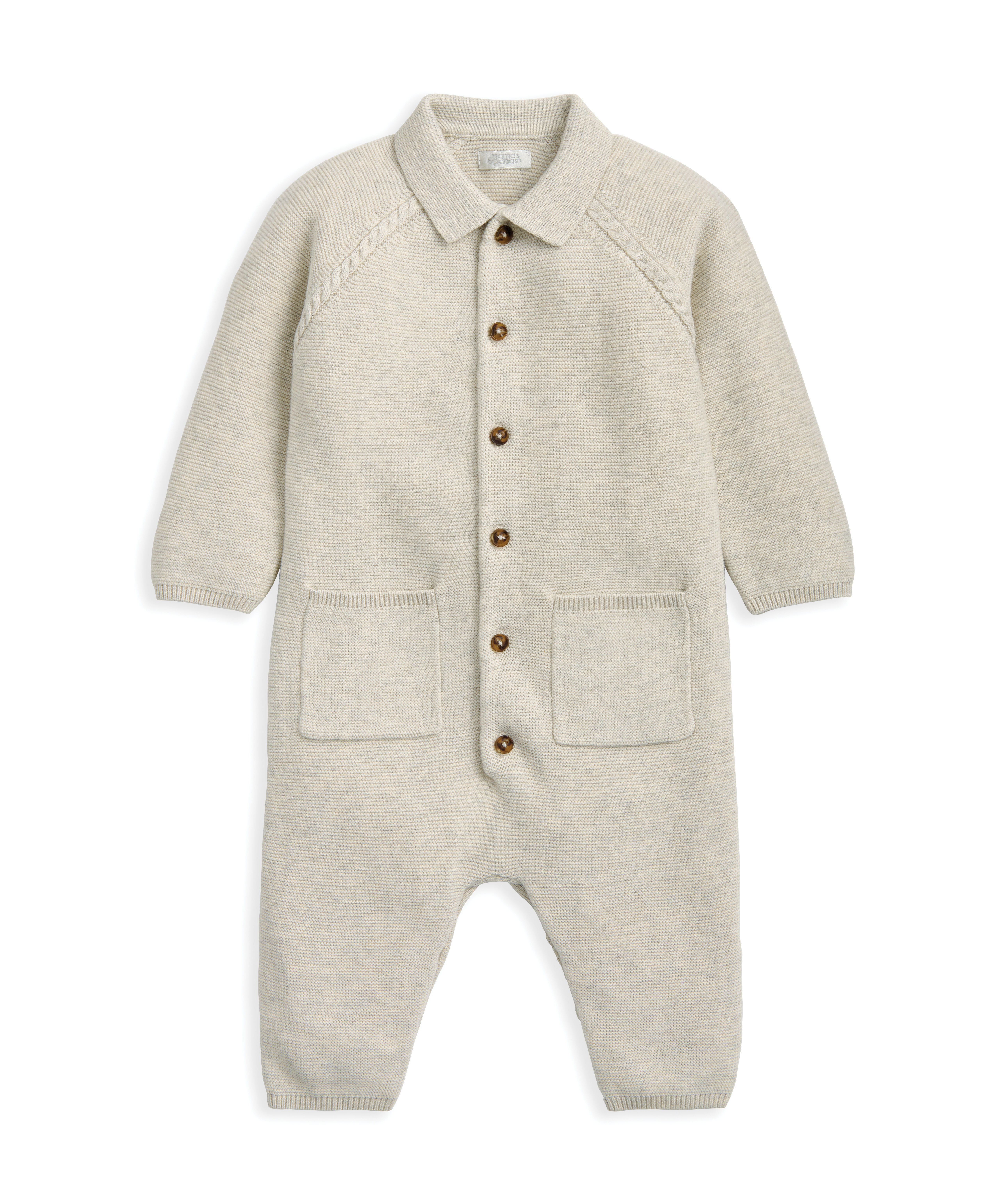 أفرول منسوج بياقة - أوتميل image number 2