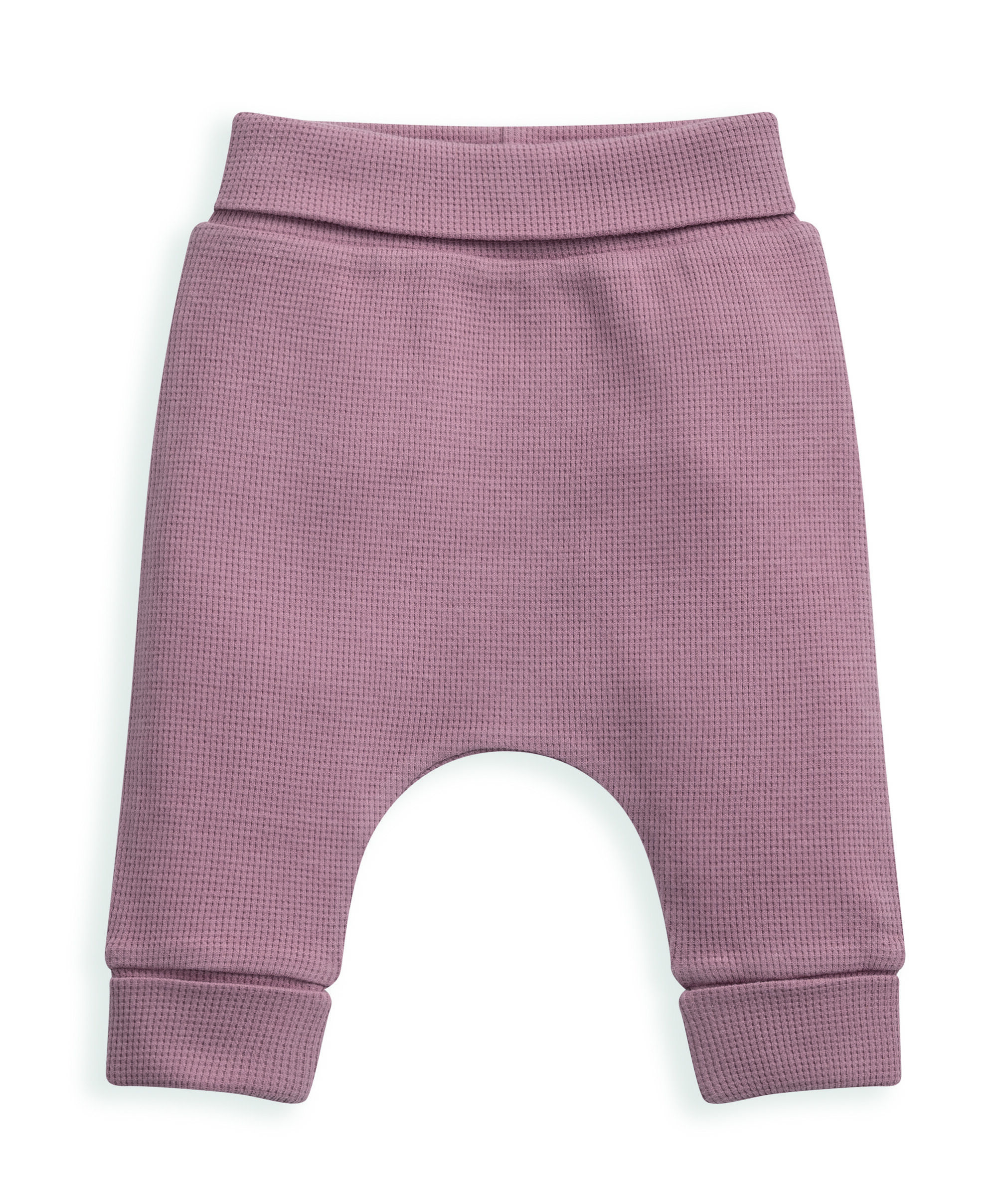 طقم بنسيج متشابك بلون وردي داكن - قطعتان image number 4